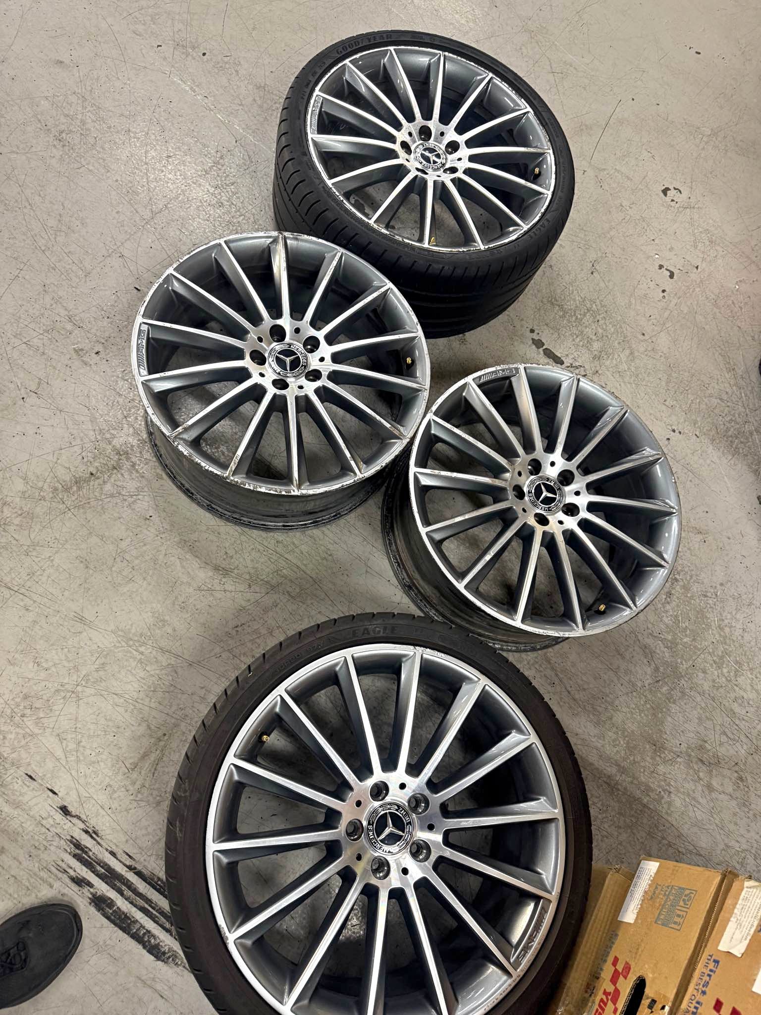 19” Mercedes rims 2 fronts 2 rears - Car Wheels, Tires & Parts ...
