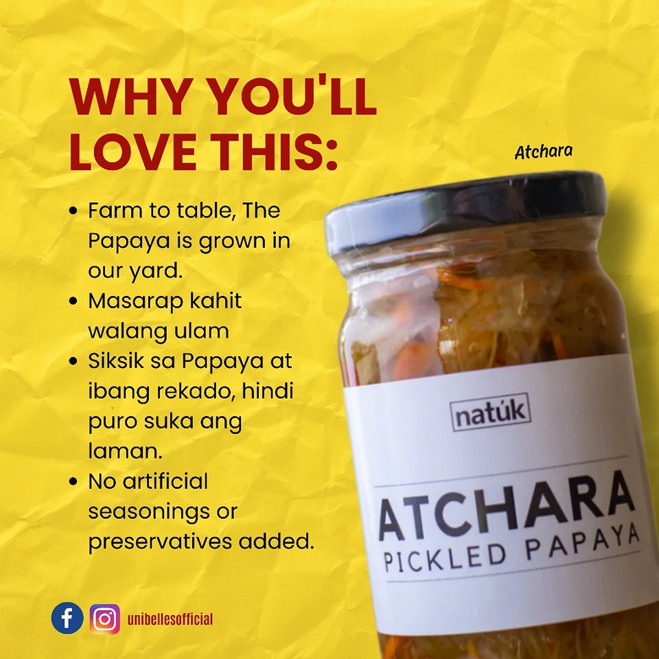 UniBelle’s - Atchara is a Filipino classic, but Natuk's... | Facebook