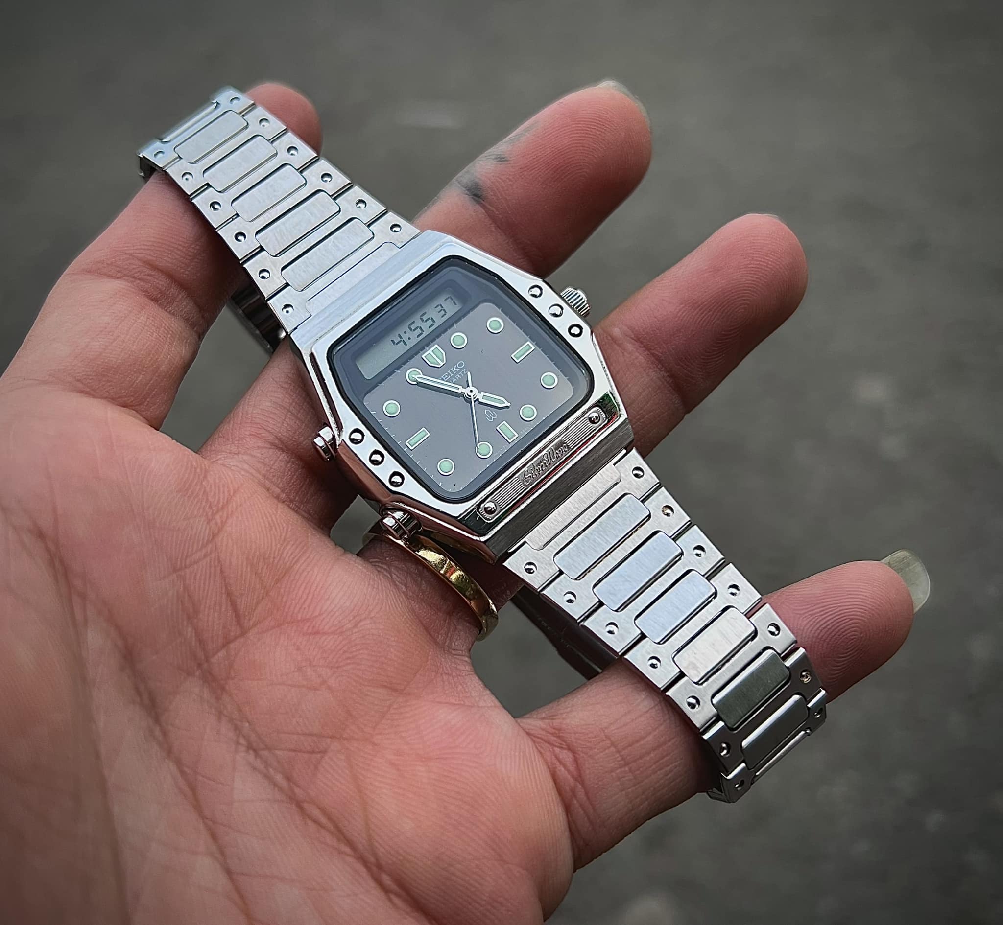 1981 Seiko Quartz Silverwave watch found