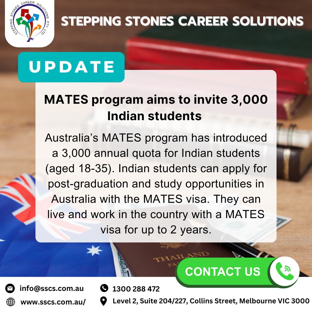 🌏 Exciting News for Indian Students! 🎓 Australia’s MATES program is now ...