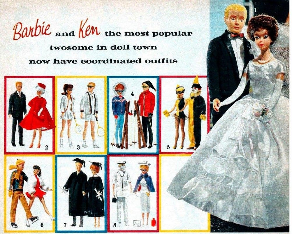 1963 Barbie Theatre Date vintage ensemble