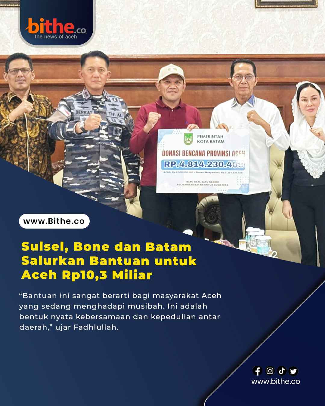 Bithe.co - BITHE.co — Solidaritas lintas daerah mengalir... | Facebook