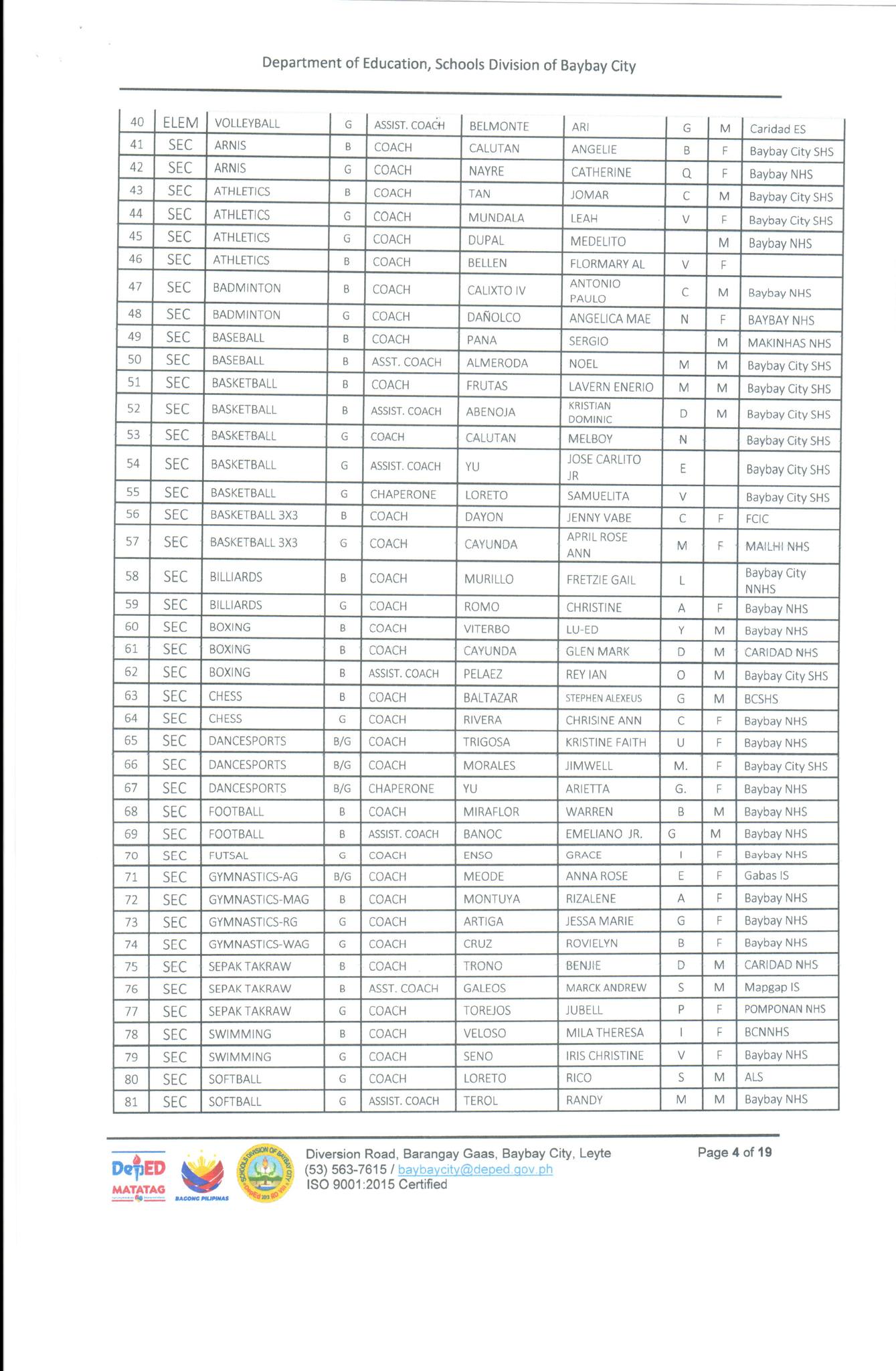 Recs Senag - DM NO. 037, S. 2026 UPDATES ON THE... | Facebook