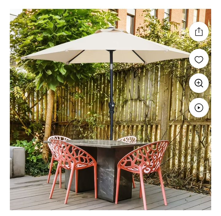 autlaycil patio umbrella 7.5 ft Multicolour and Umbrella Base and 3 Pi Umbrella Top Autlaycil 7.5 ft Patio Umbrella,