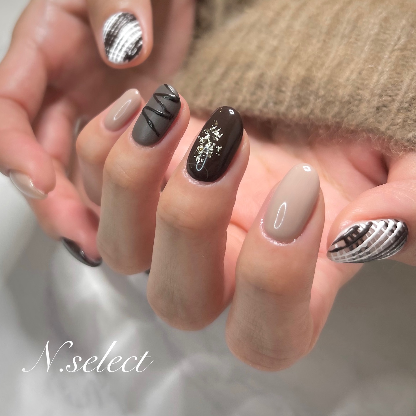 N.select Online Store - . N.select チョコレートネイル 