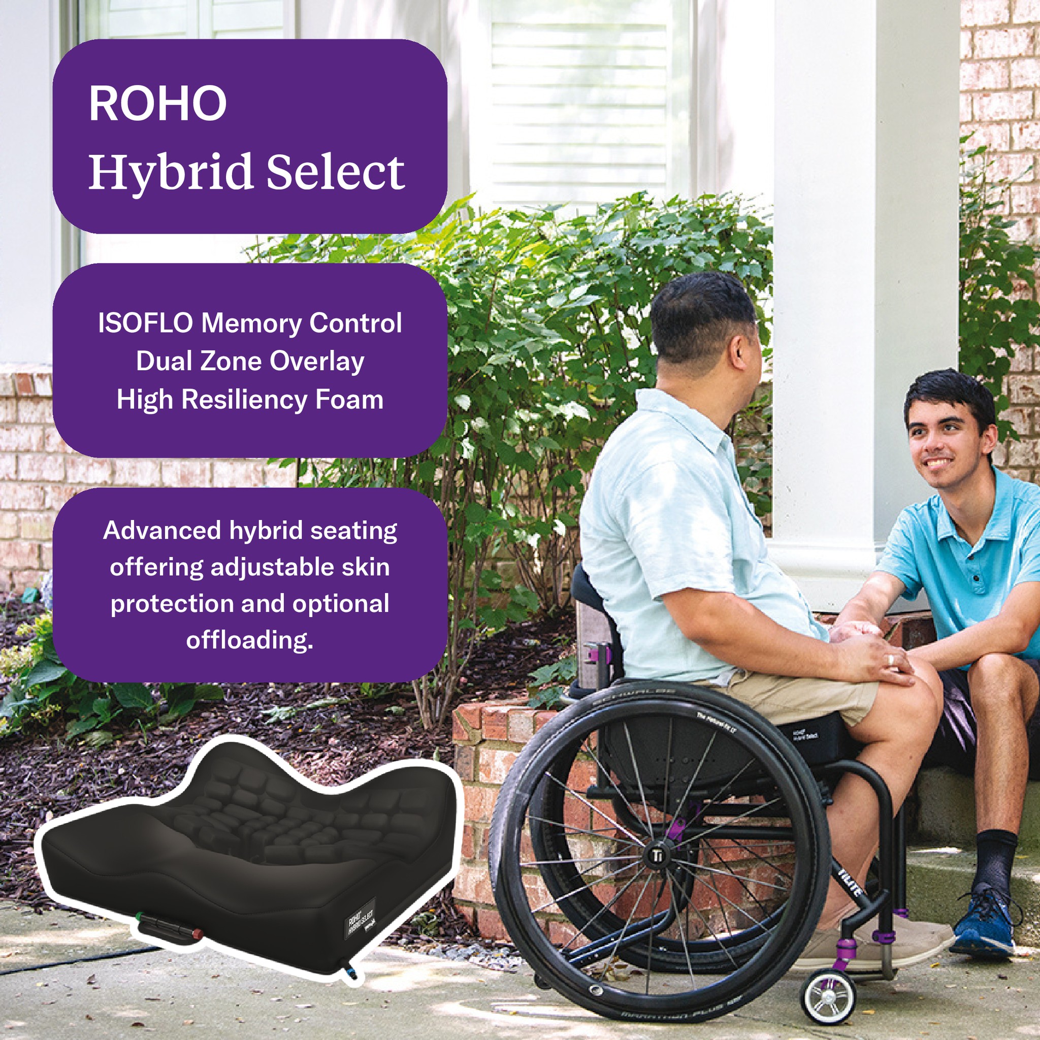 Permobil - 💡 ROHO Hybrid Select är en ergonomisk sittdyna... | Facebook