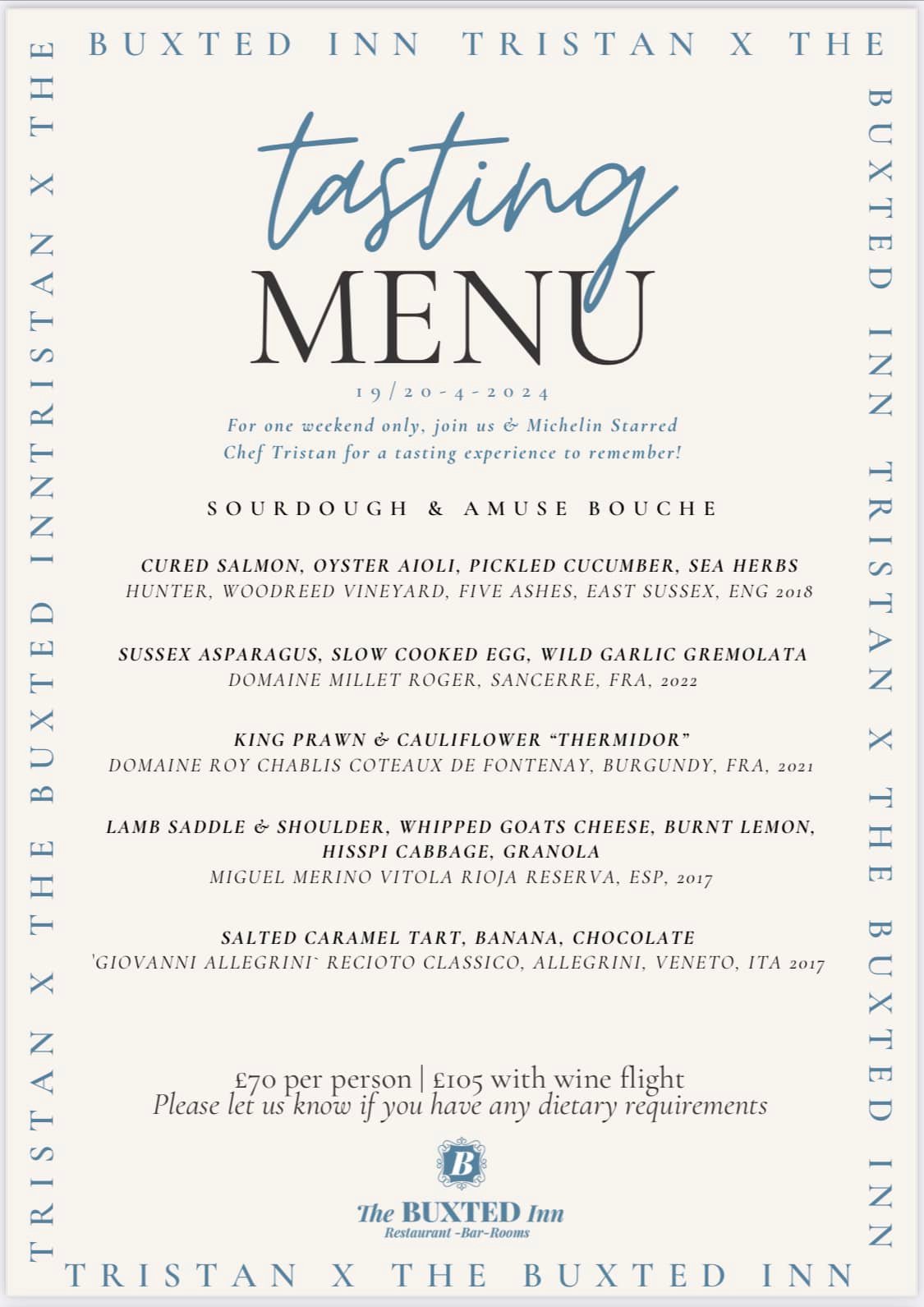 The Buxted Inn - MICHELIN CHEF COMES TO BUXTED! One of... | Facebook