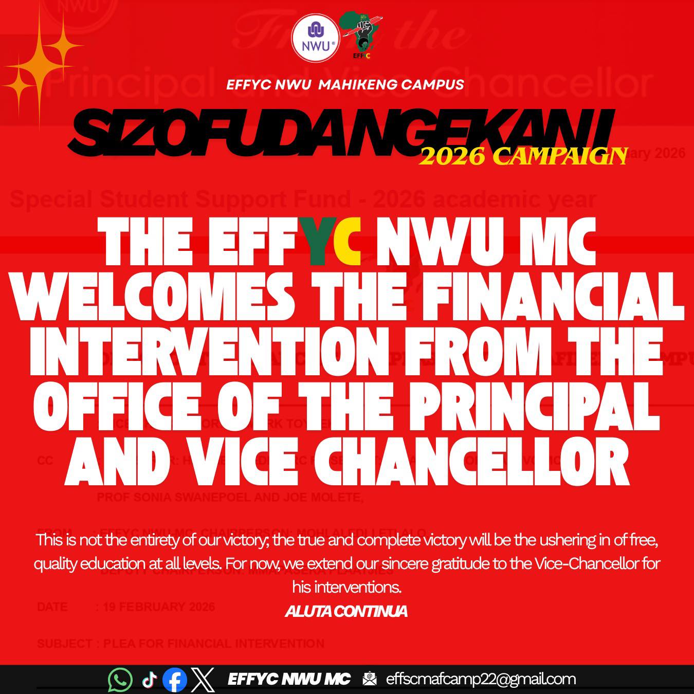 EFFYC NWU Mahikeng Campus
