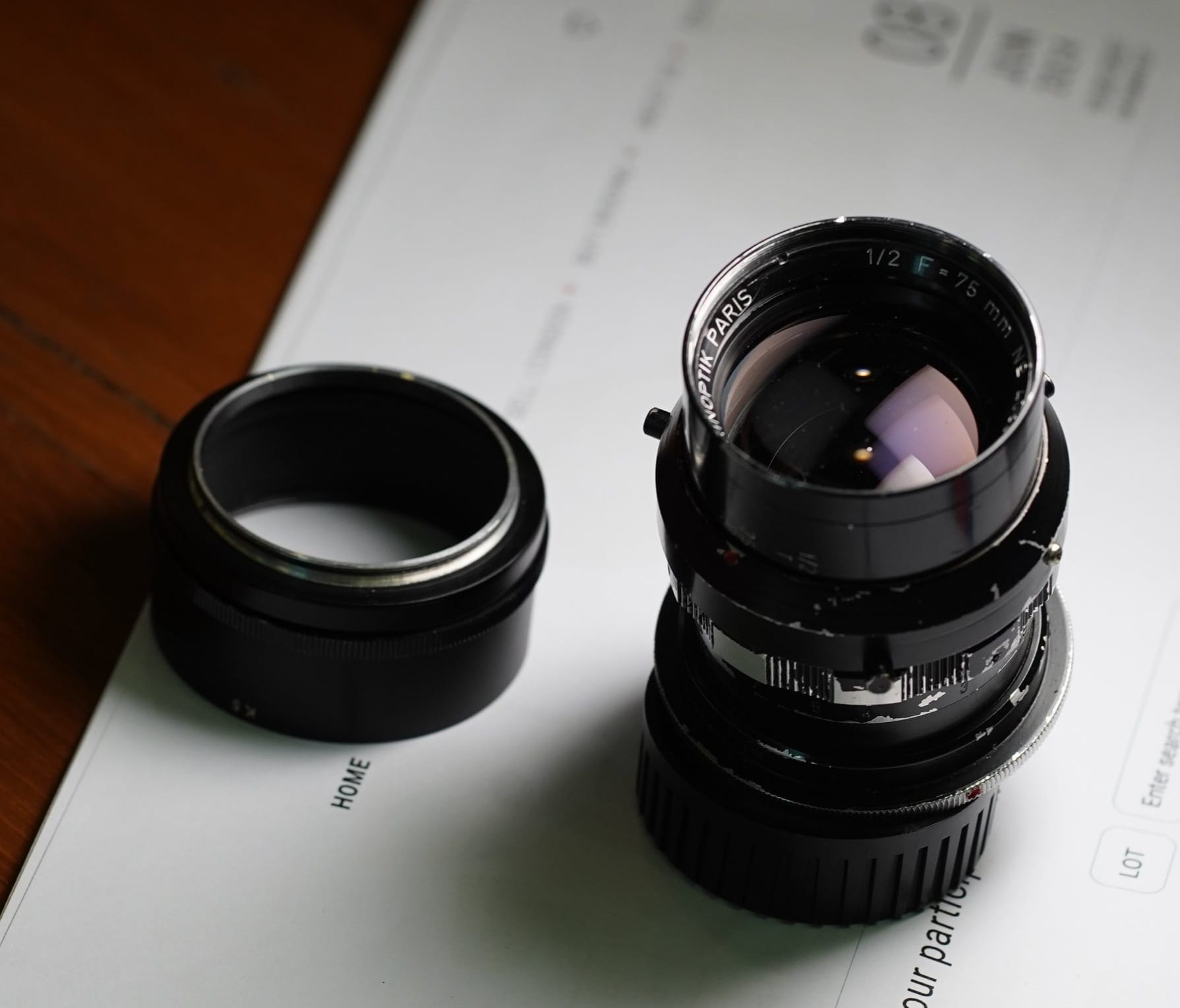Kinoptik 75mm F2 Apochromat ○ Modified to Nikon ai mount 