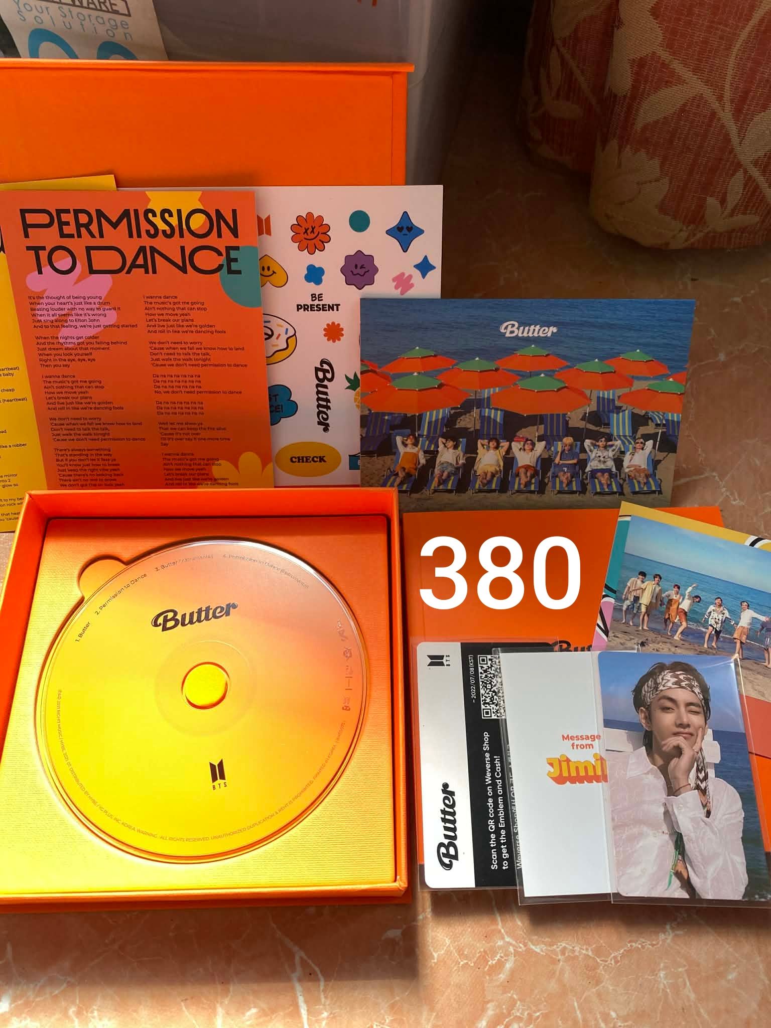 wts lfb ph bts Butter album Peaches ver. with Taehyung (V) pc 