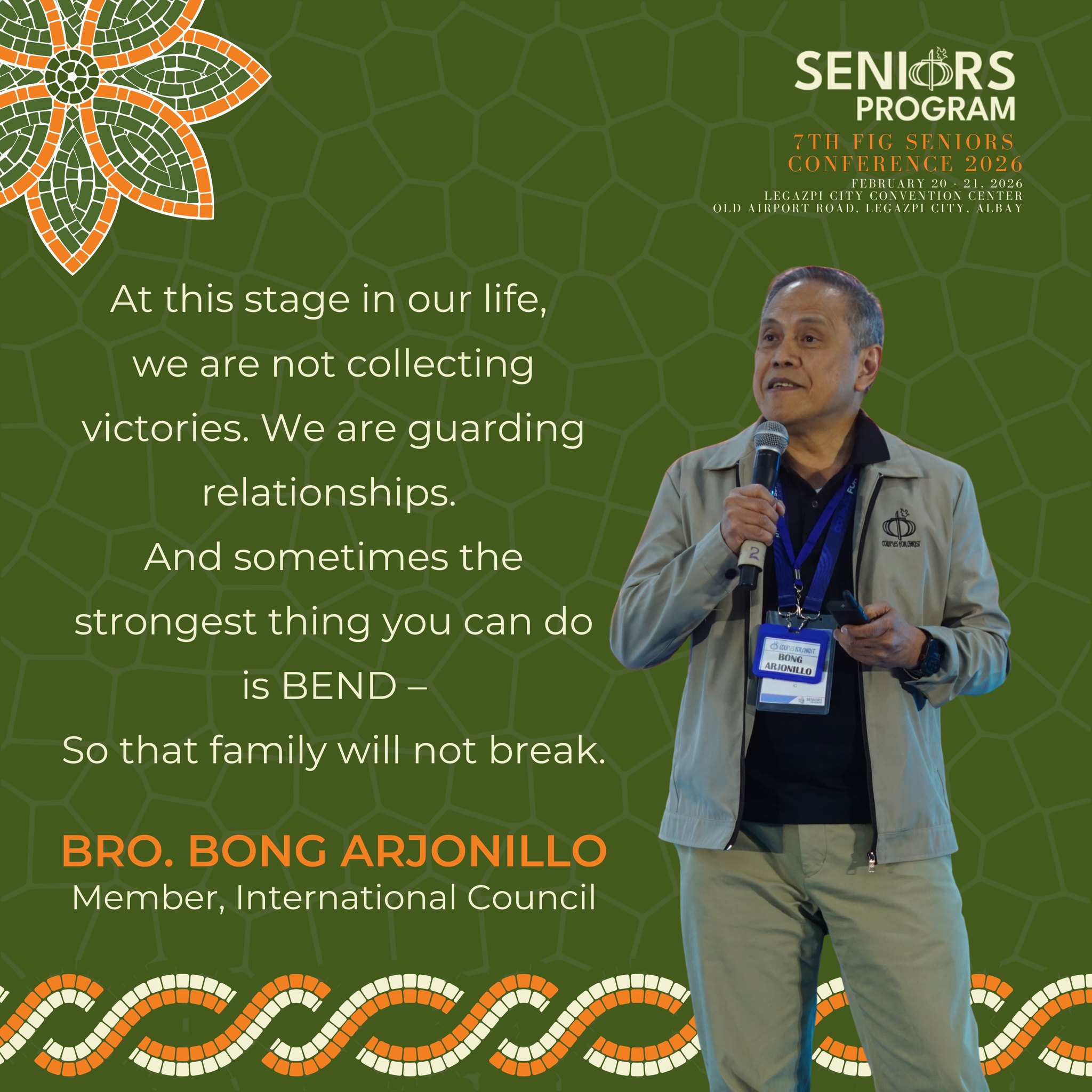 At this stage in our lives, it’s no... - CFC Seniors Program | Facebook