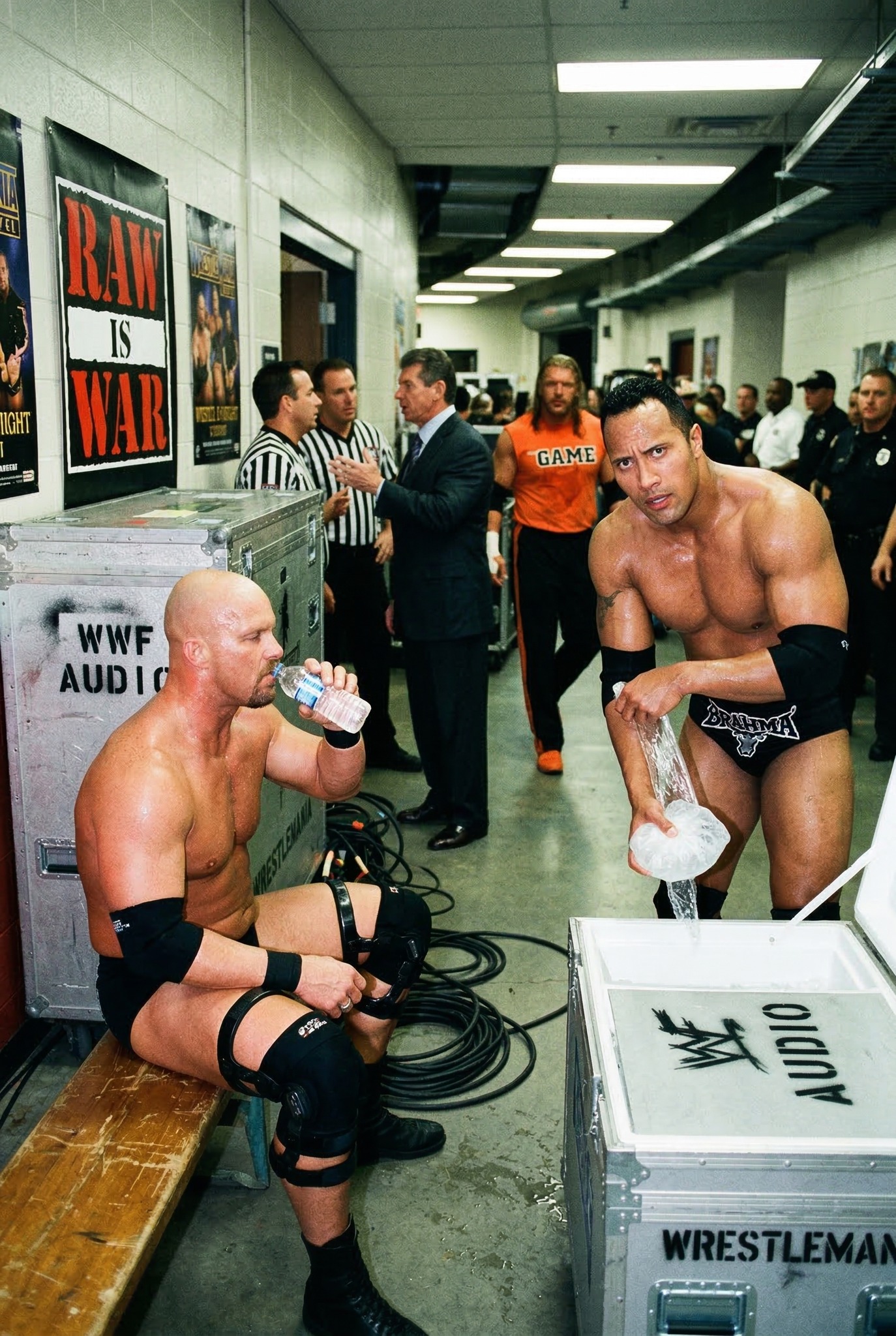 The Night Everything Changed ⚡ Stone Cold Steve Austin sitting on