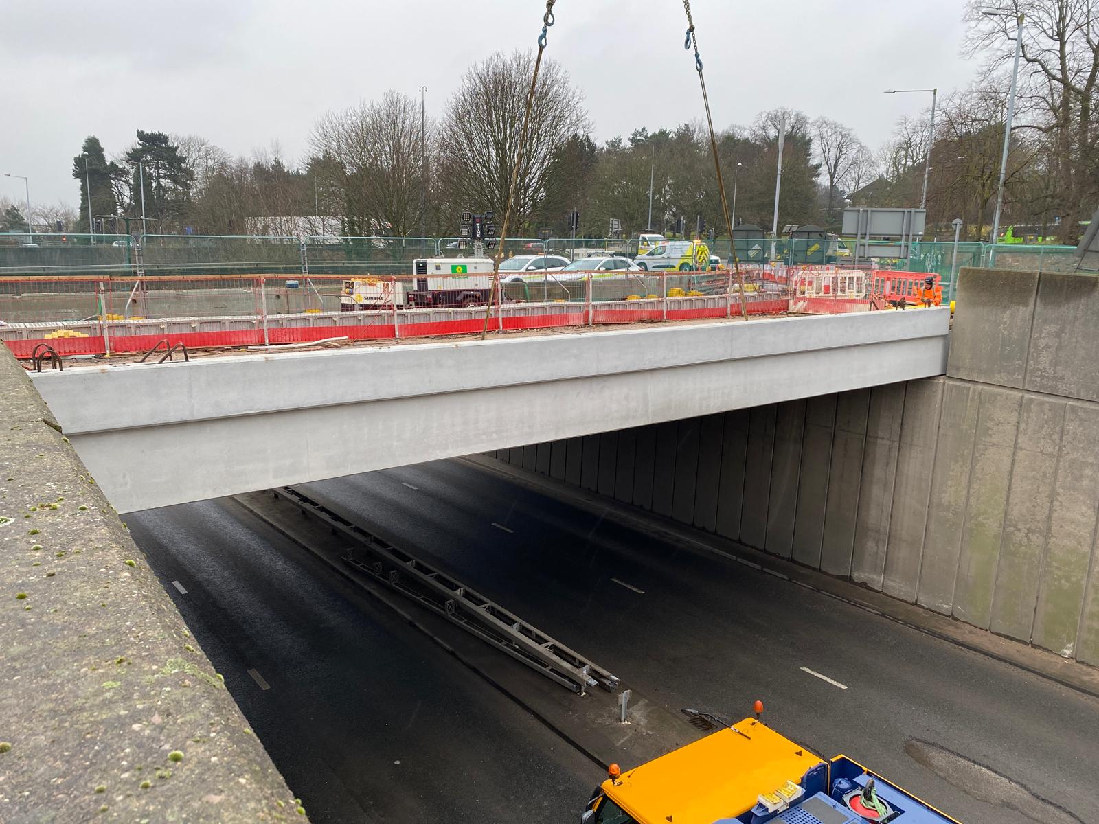 National - We're beaming! We've successfully installed the new beam in ...