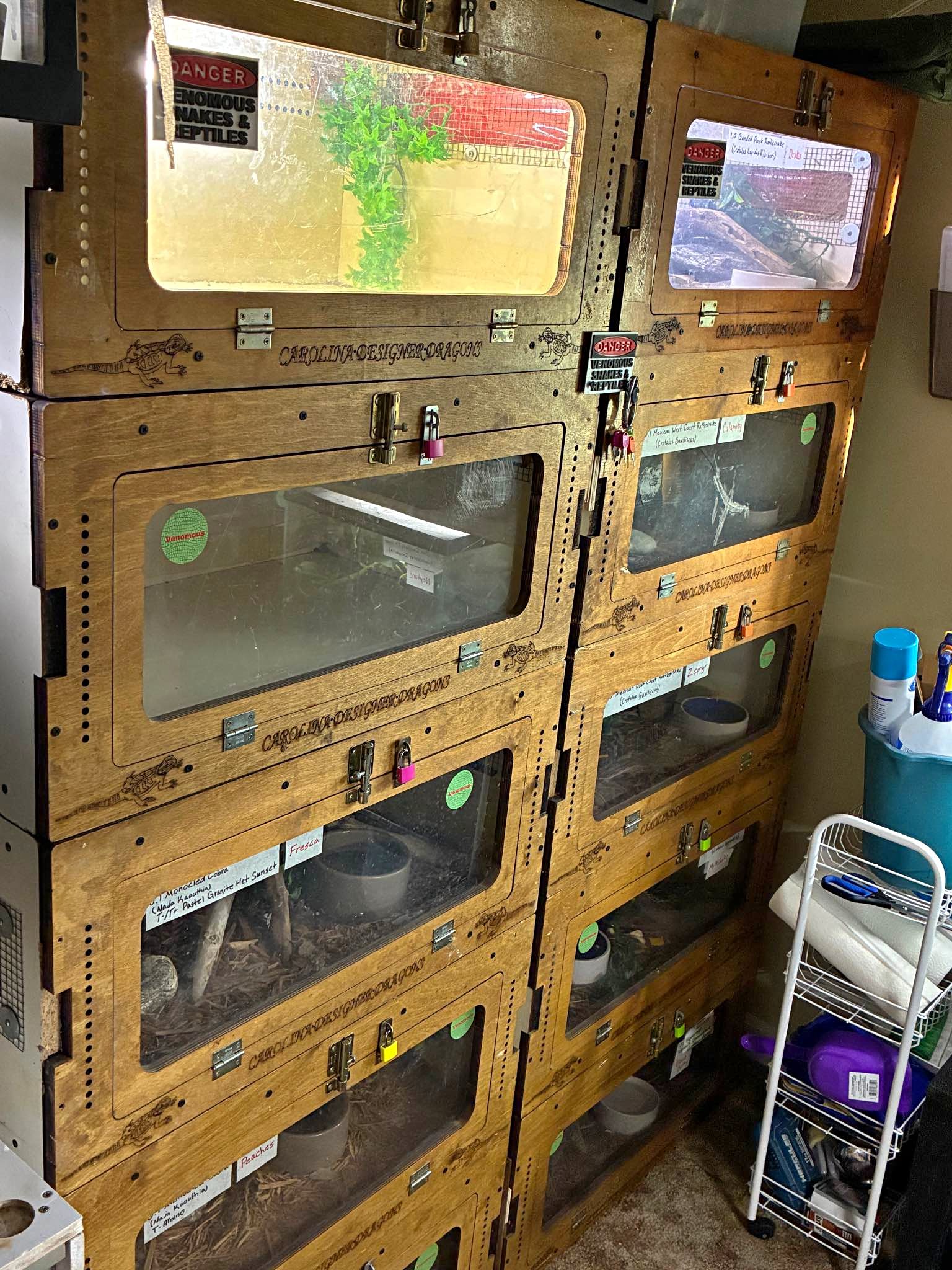 Modular melamine snake enclosures - Miscellaneous - Granite Falls ...