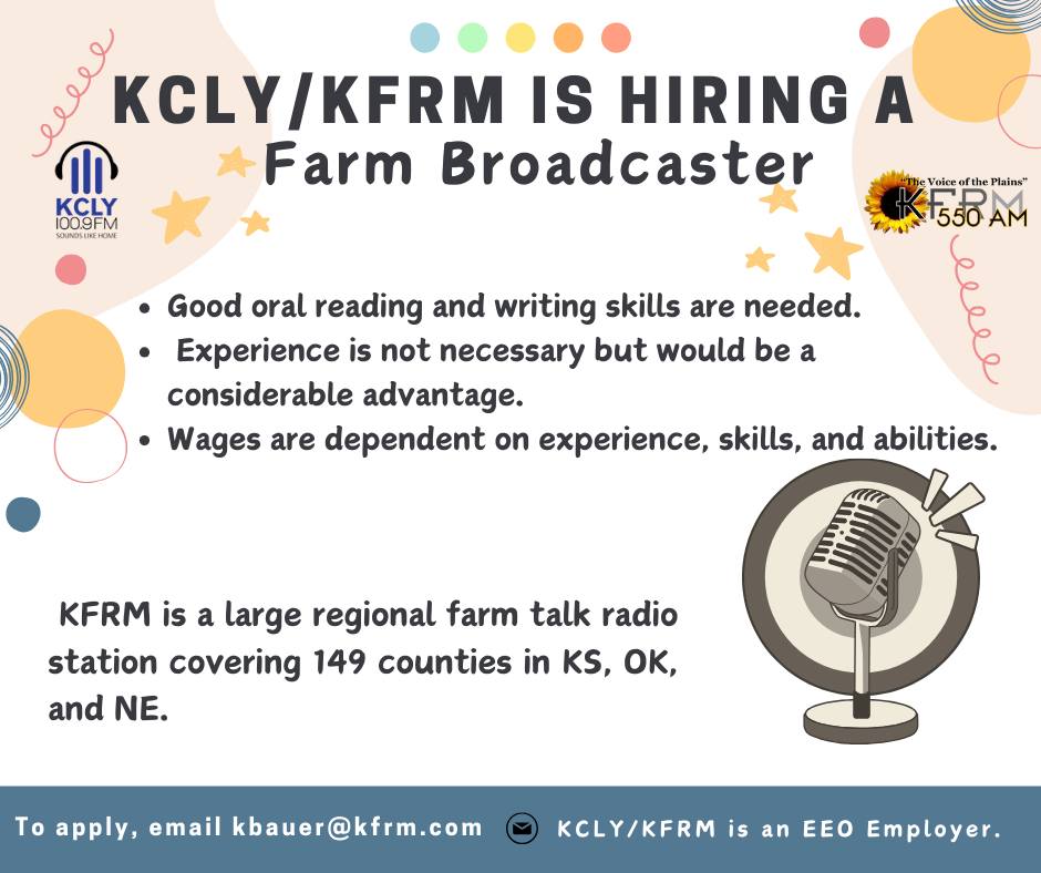 KCLY/KFRM Radio is needing to add an... - KCLY Radio 100.9 FM