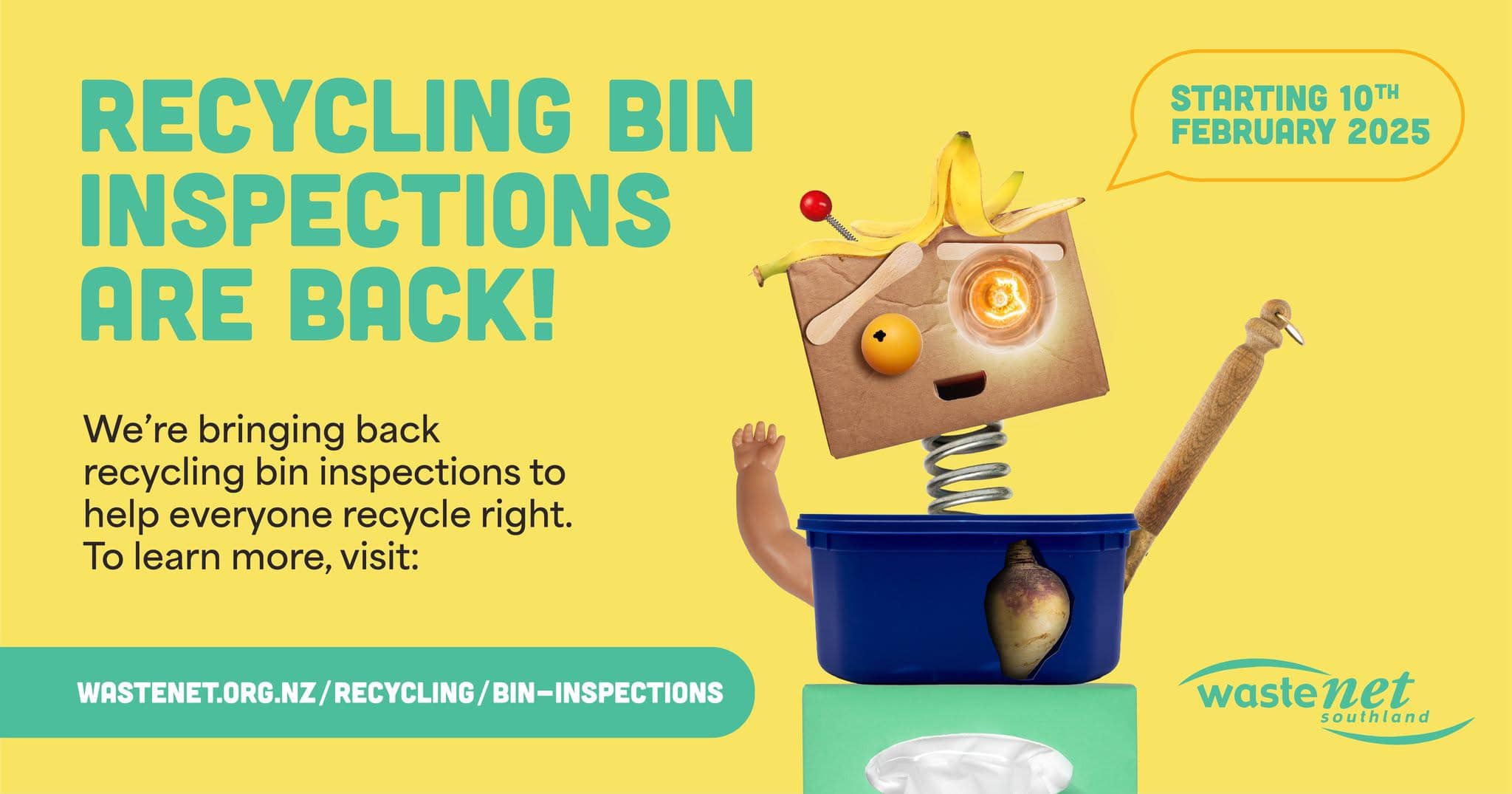 Southland - 📢 Recycling Bin Inspections are back! 📢 Starting 10th ...