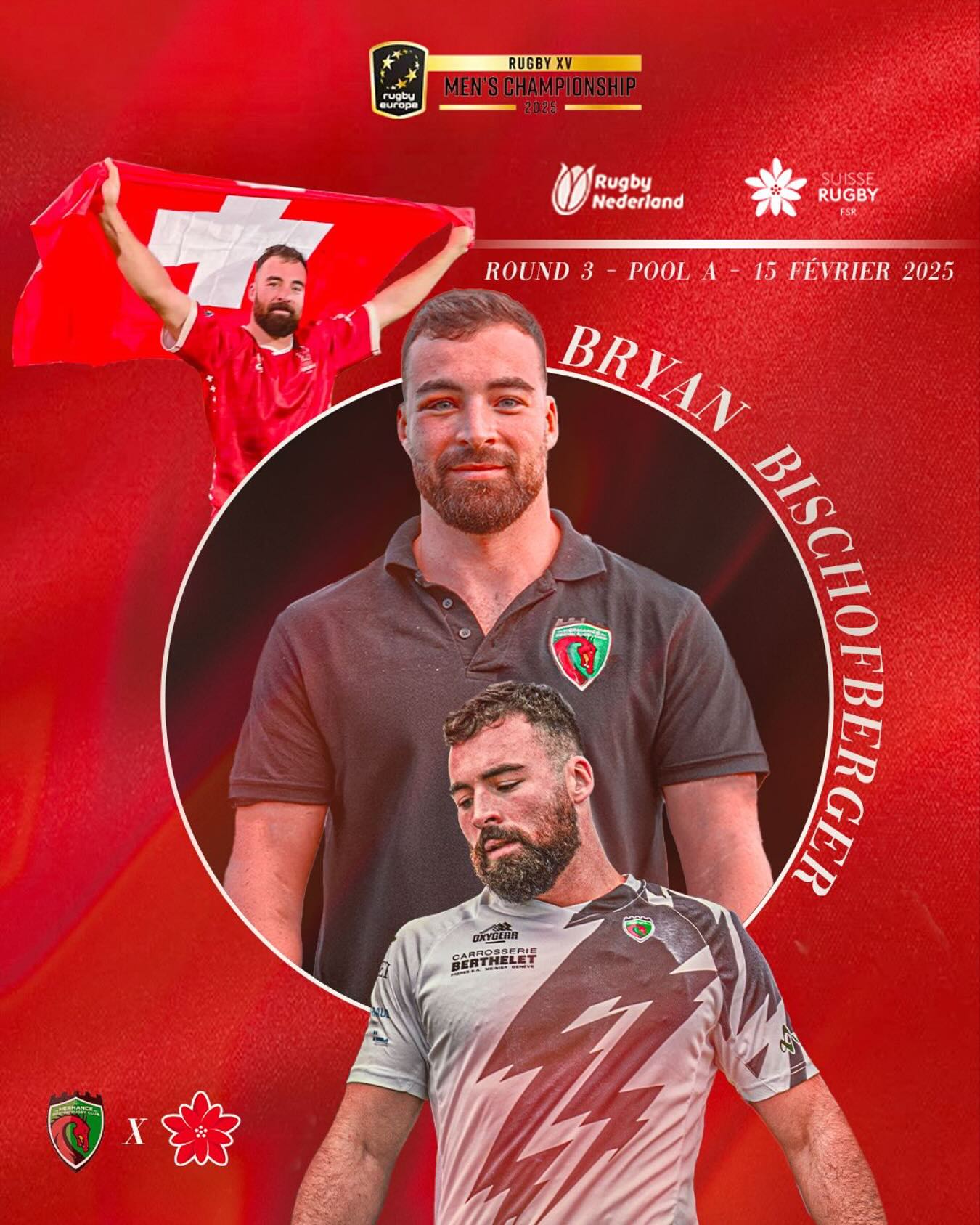 Hermance - 🇨🇭Félicitations à notre joueur @ch_bryan_rr qui est ...