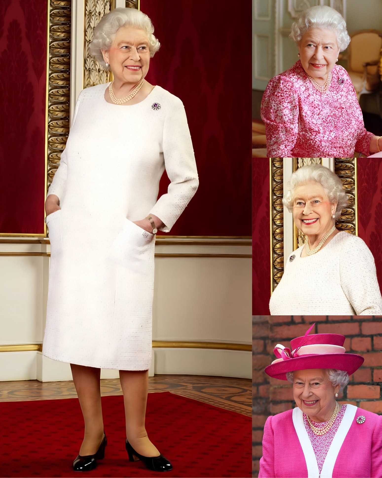 The Queen wore Angela Kelly for the occasion