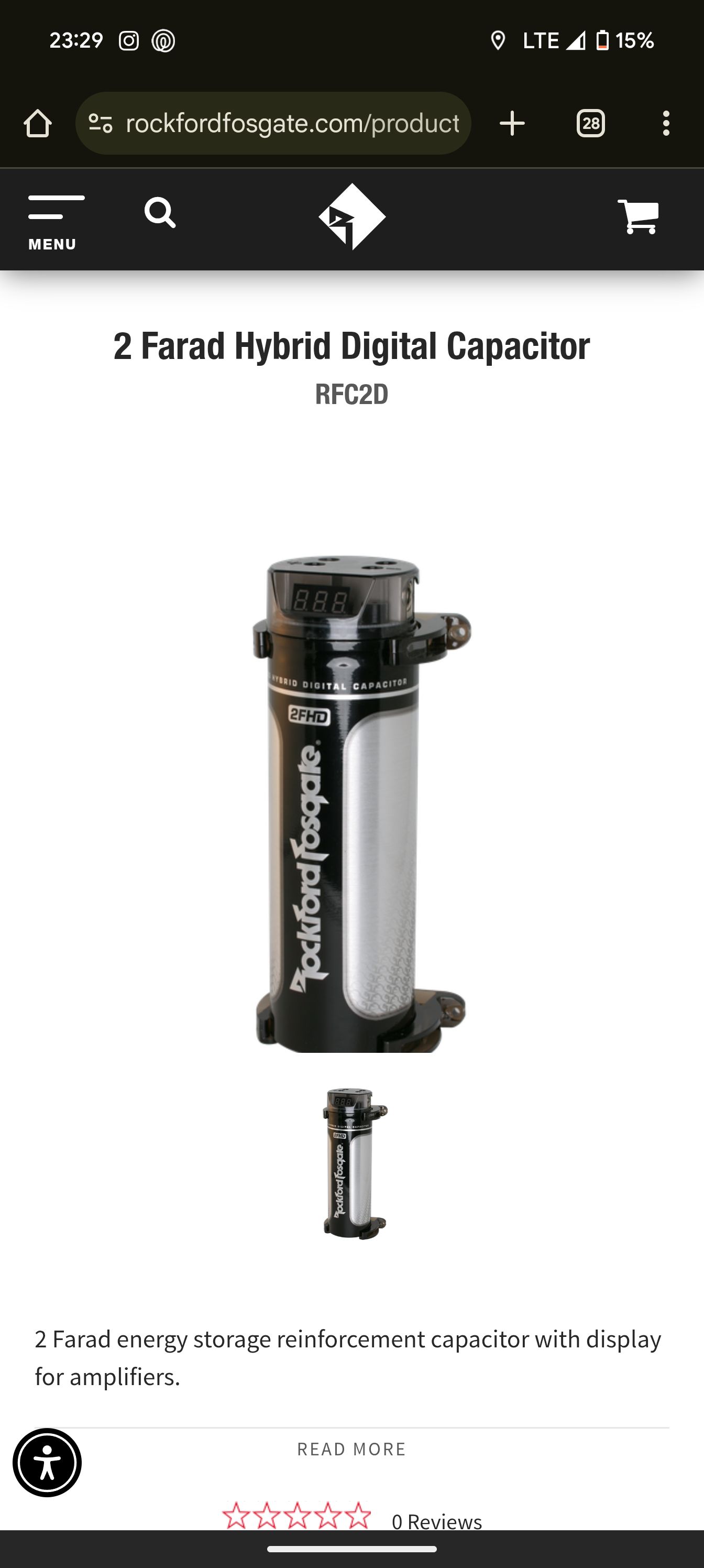 Would you recommend using a Rockford Fosgate 10 farad capacitor?