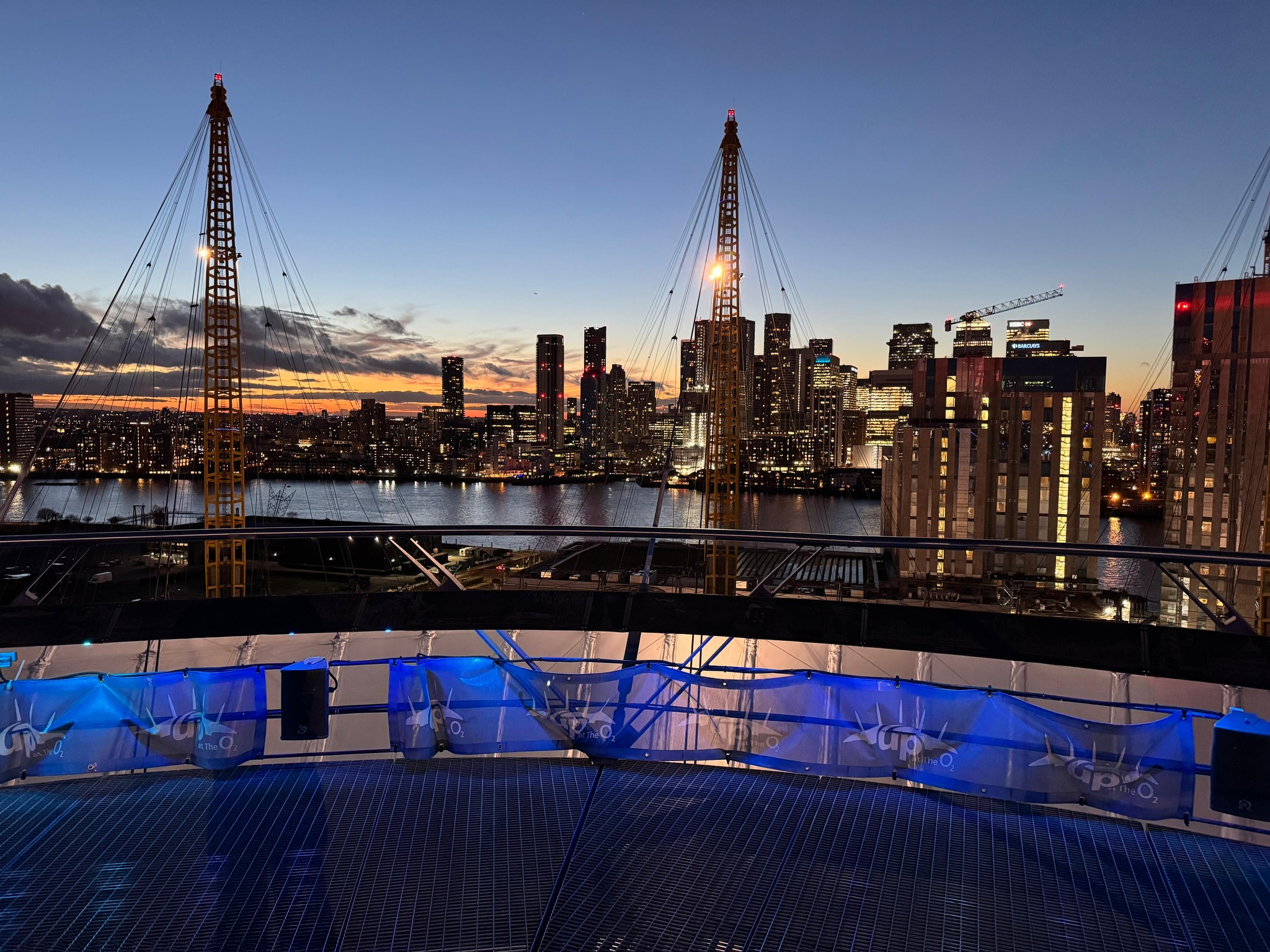 Up at The O2 - Evenings are getting lighter which means... | Facebook