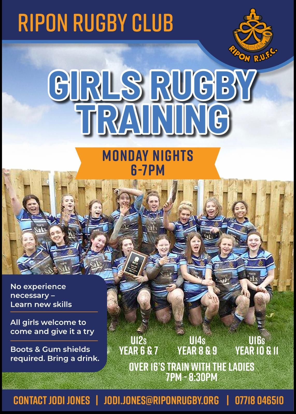 Ripon Bluebelles... - Ripon Bluebelles Ladies Rugby Team
