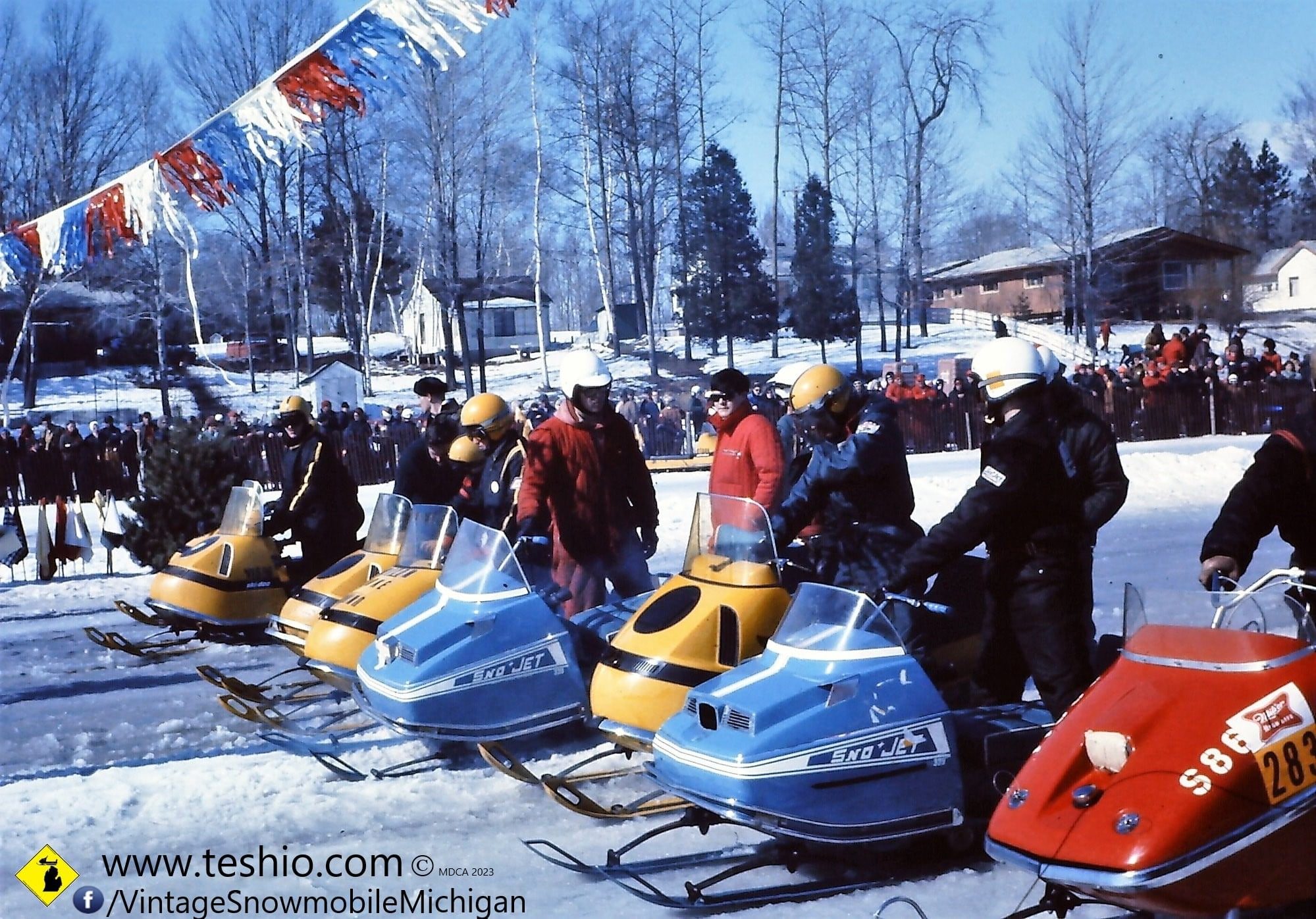 Vintage - Gladwin County Ice Carnival Snowmobile Races in Michigan ...