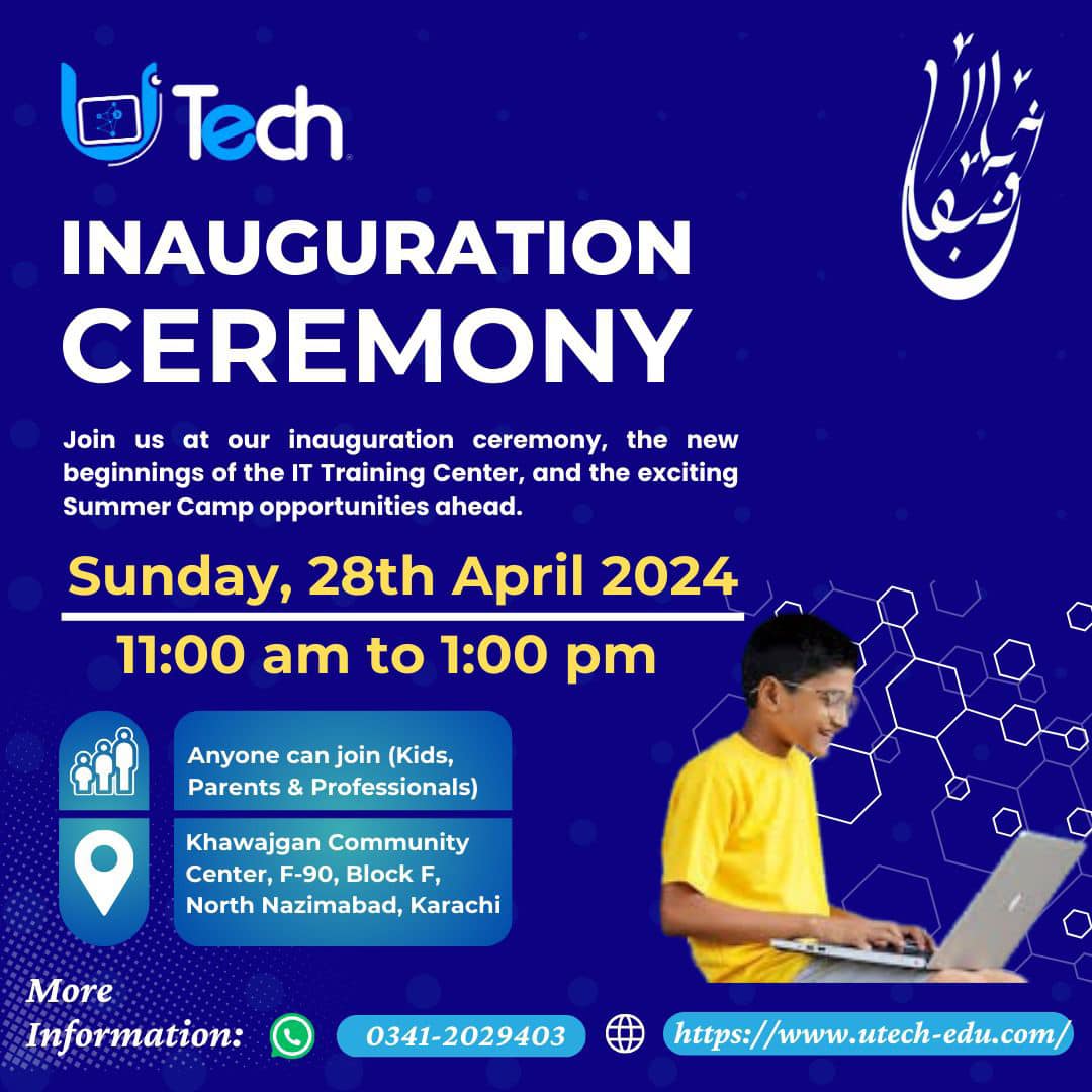 UTech - Open Day North Campus: North Nazimabad campus on Sunday during ...