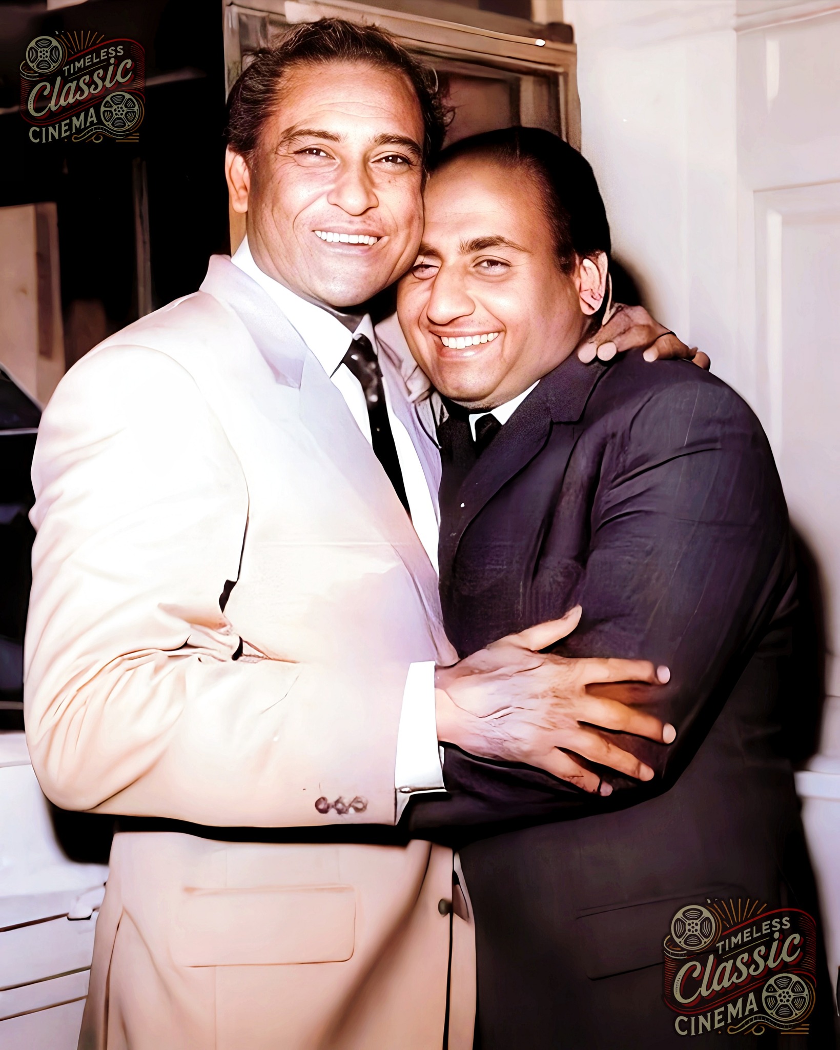 Timeless - This beautiful picture of Ashok Kumar and Mohammed Rafi ...