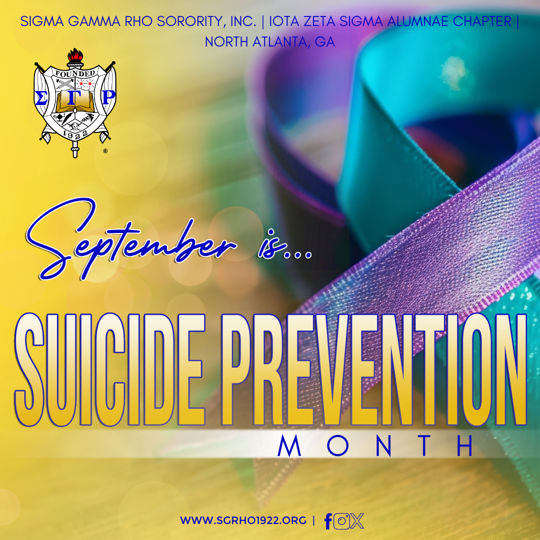 💜 September is Suicide Prevention Month 💚 We all have a role to play in ...