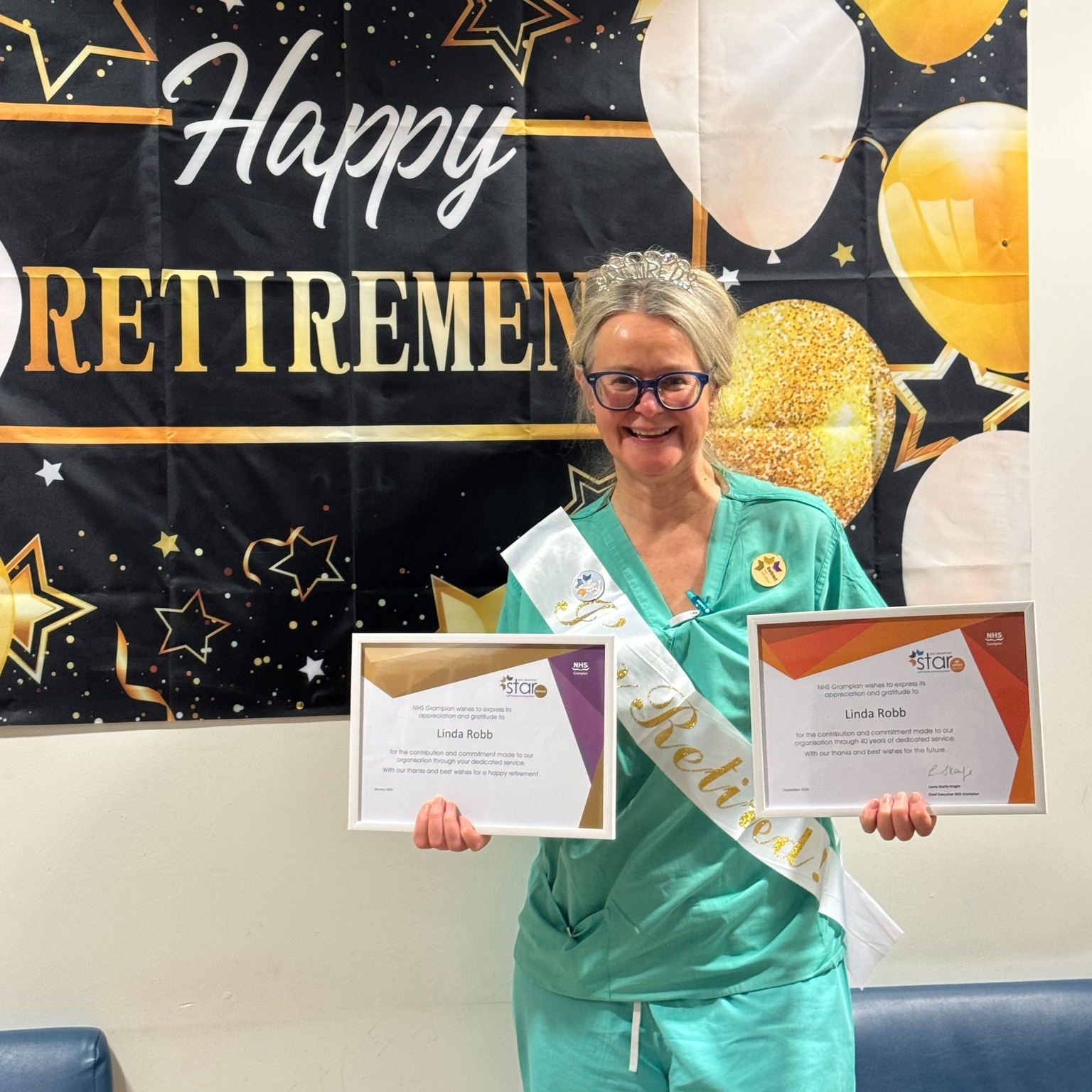 NHSG - 🎉Happy Retirement!🥳 Recovery Team Leader Linda, has retired ...