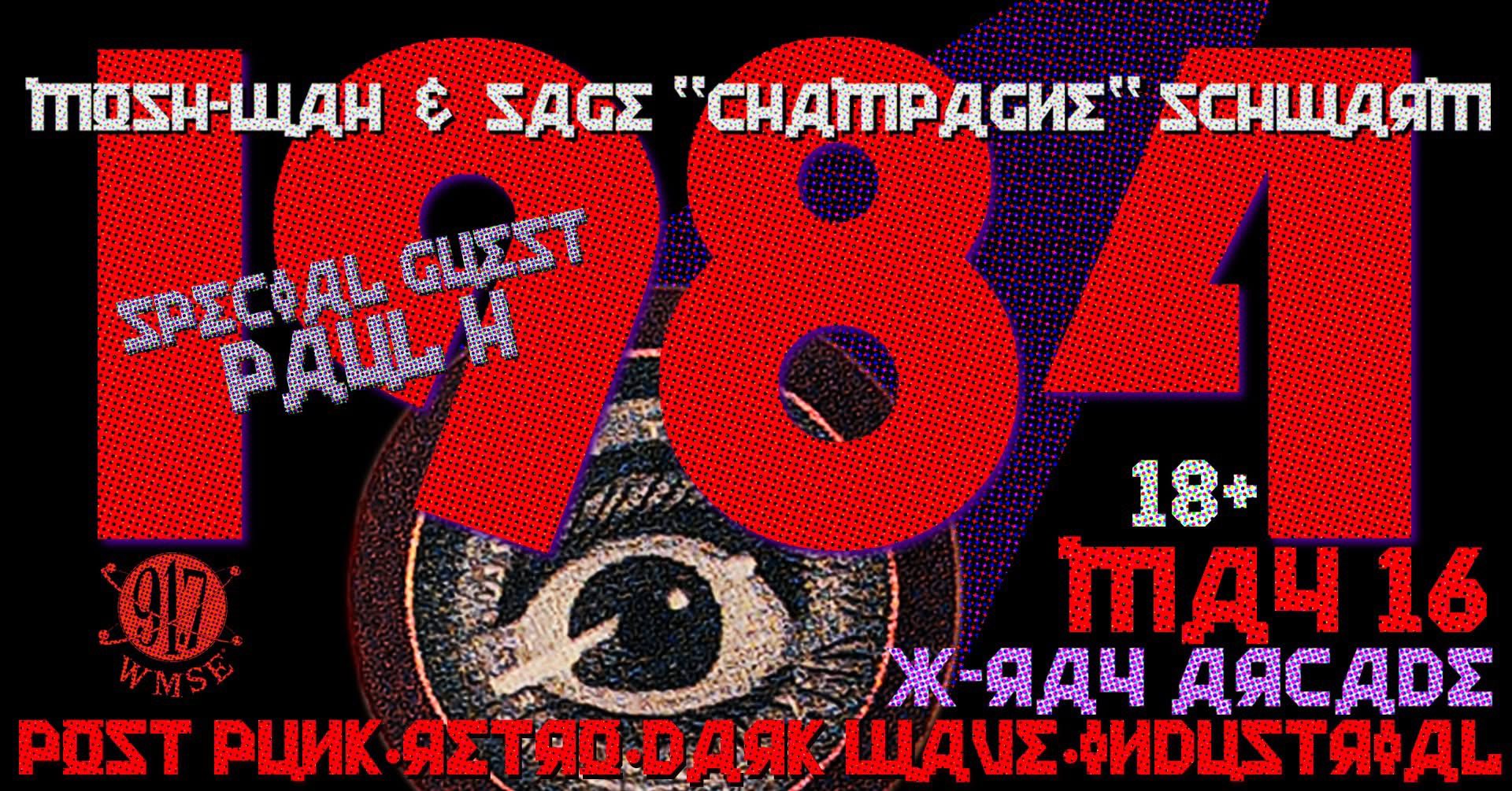 Friday nite (Oct 2) w/ DJ Dr. Wisz and DJ Ken Wolf playing punk