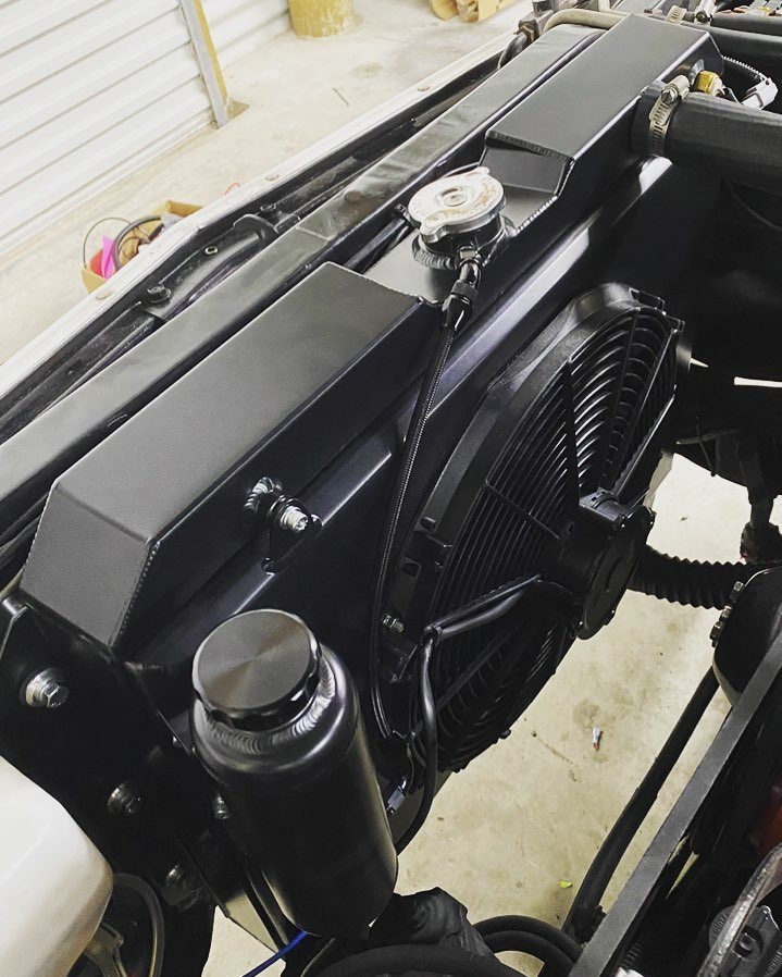 Here's a full radiator setup for this... - Skeleton Welding