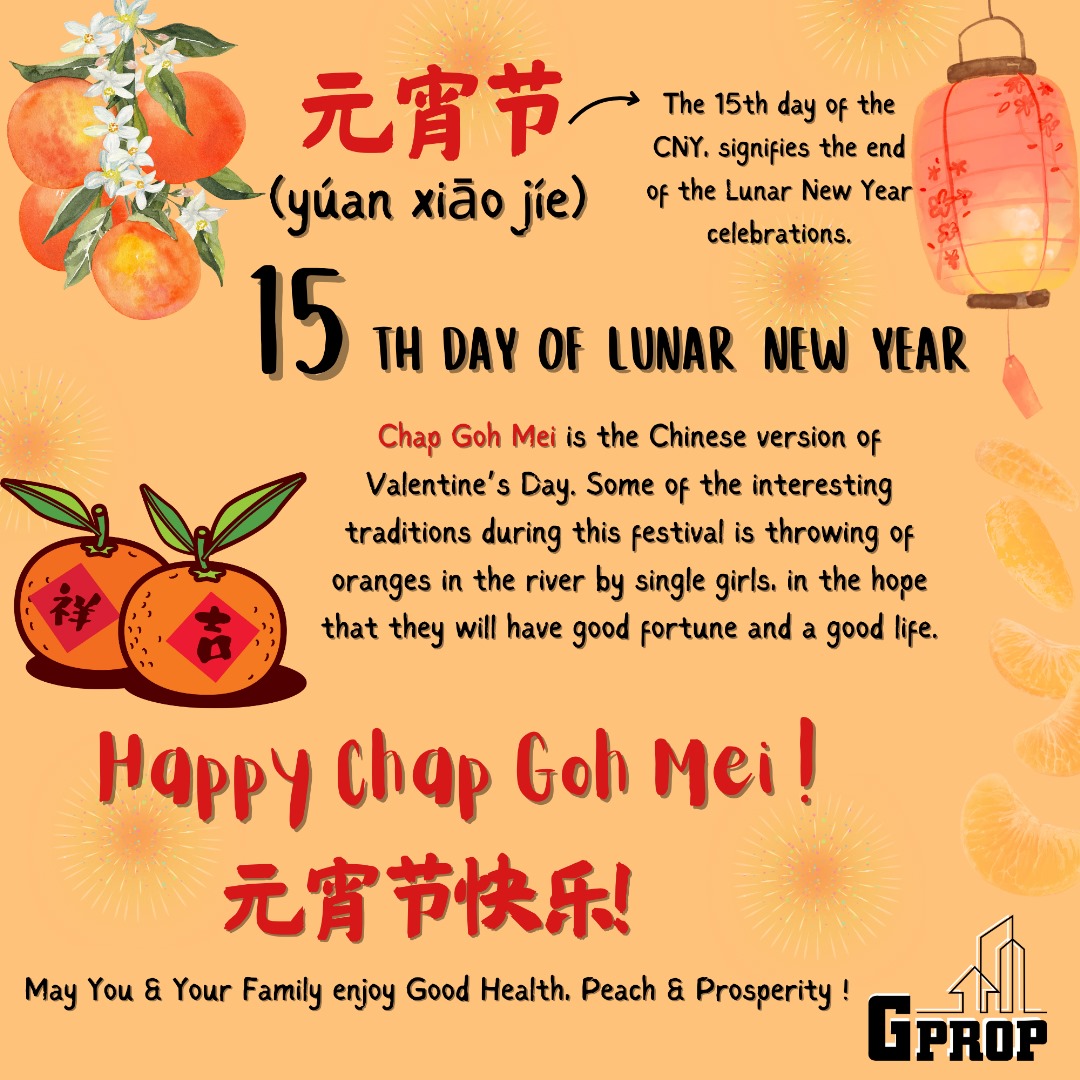 GPROP - As the Lunar New Year draws to a close, we celebrate Chap Goh ...