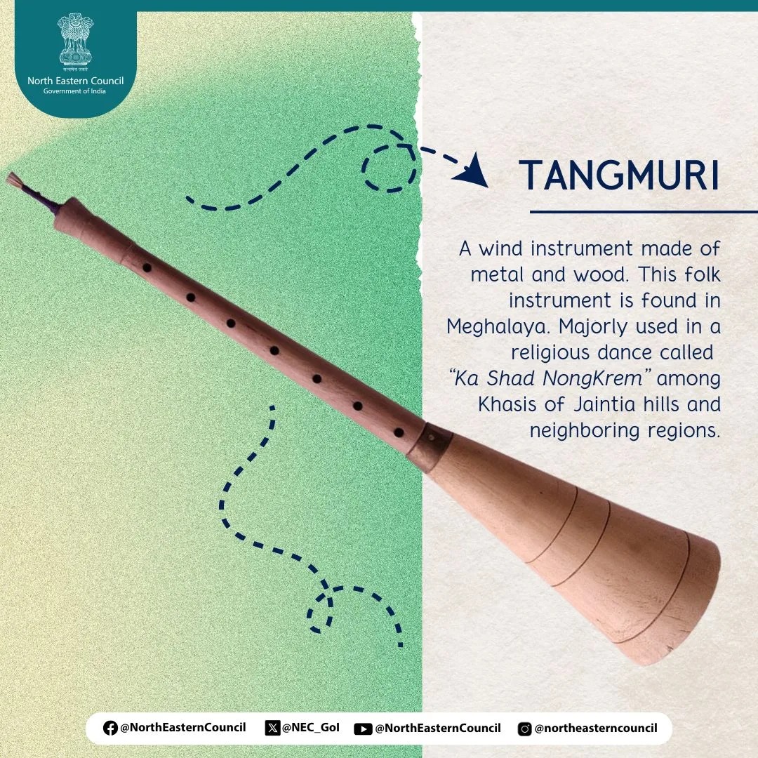 Tangmuri: The wind instrument that... - North Eastern Council | Facebook