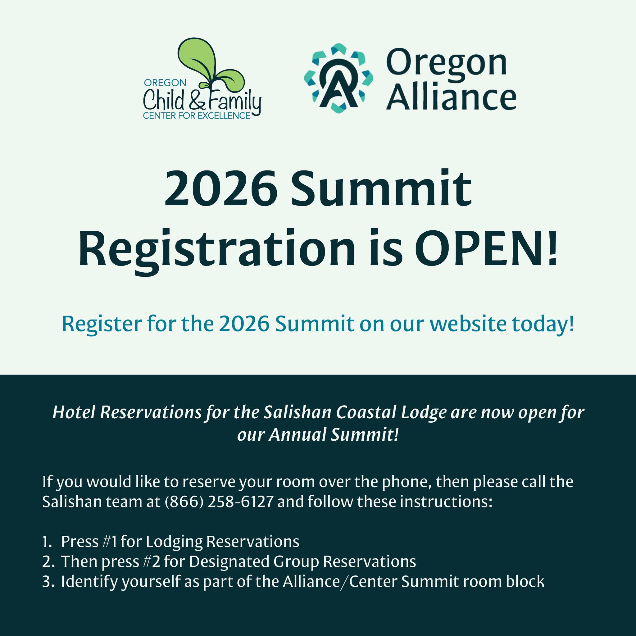 Oregon - Registration for the 2026 Summit is NOW OPEN! 🎉 Register for ...