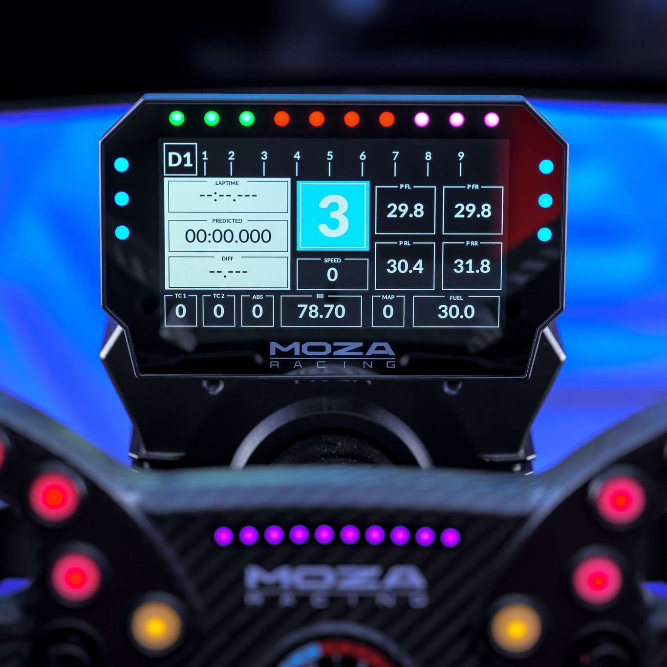 Meet the new and enhanced MOZA CM2 HD Racing Dash. Powered by MOZA 
