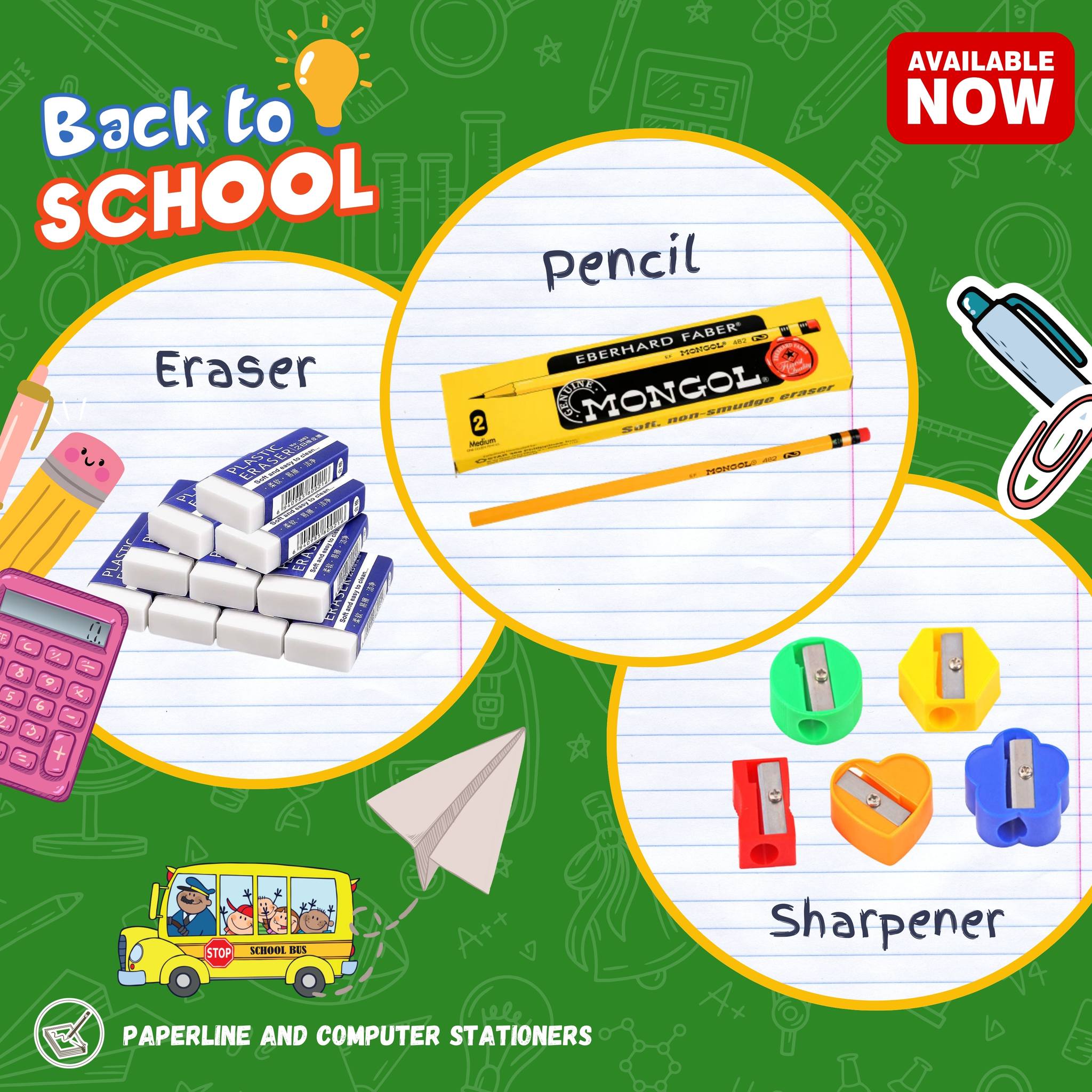 Paperline and Computer Stationers - 📐🖍️ Write, Erase, Sharpen! Get ...