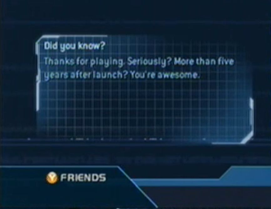Bungie's farewell to Halo 2 players on Xbox Live