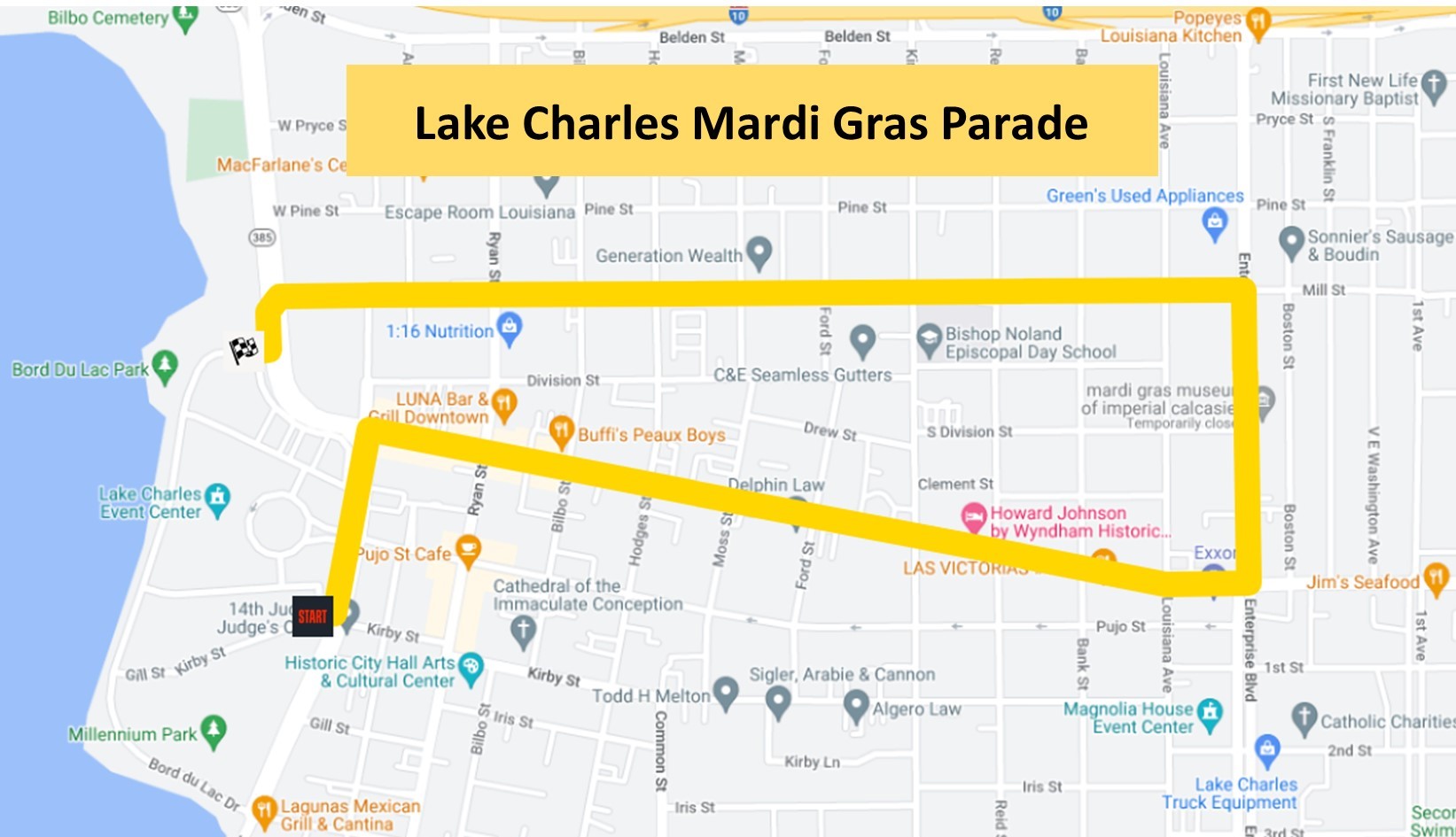 Ward - PARADE REMINDER: The Lake Charles Mardi Gras Parade will be ...