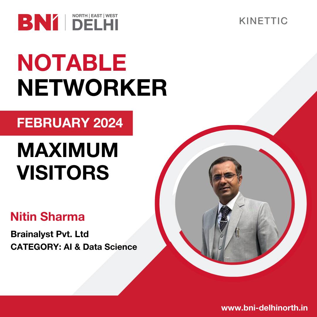 BNI New Delhi - Congratulations 1. Nitin Sharma into... | Facebook