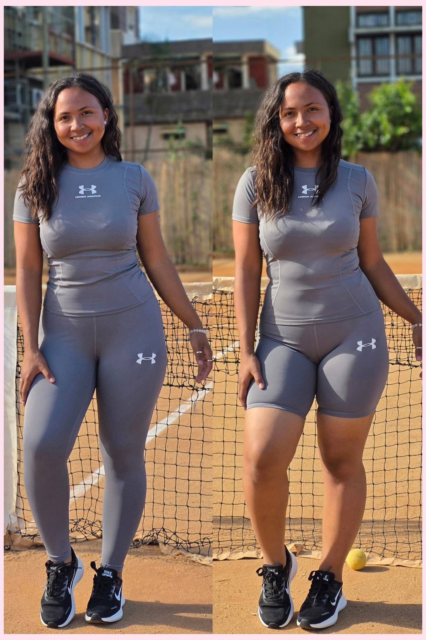 Short Cycliste Femme Taille Haute Anti-Frottement – Legging Court Yoga Running Fitness – Opaque 4-Way Stretch Sous Robe