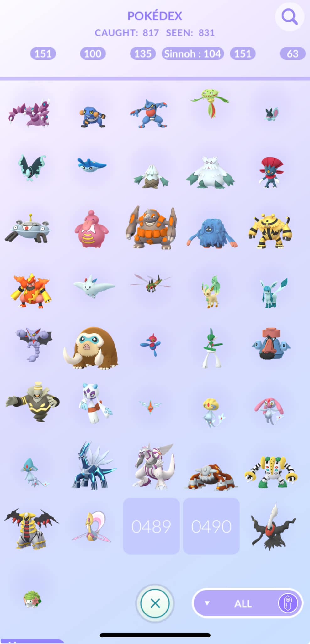 Pokemon Go Worldwide Friend Codes | I’m missing 489 and 490 in my ...