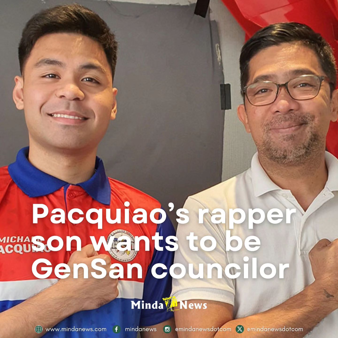 MindaNews - The rapper son of boxing icon and former...