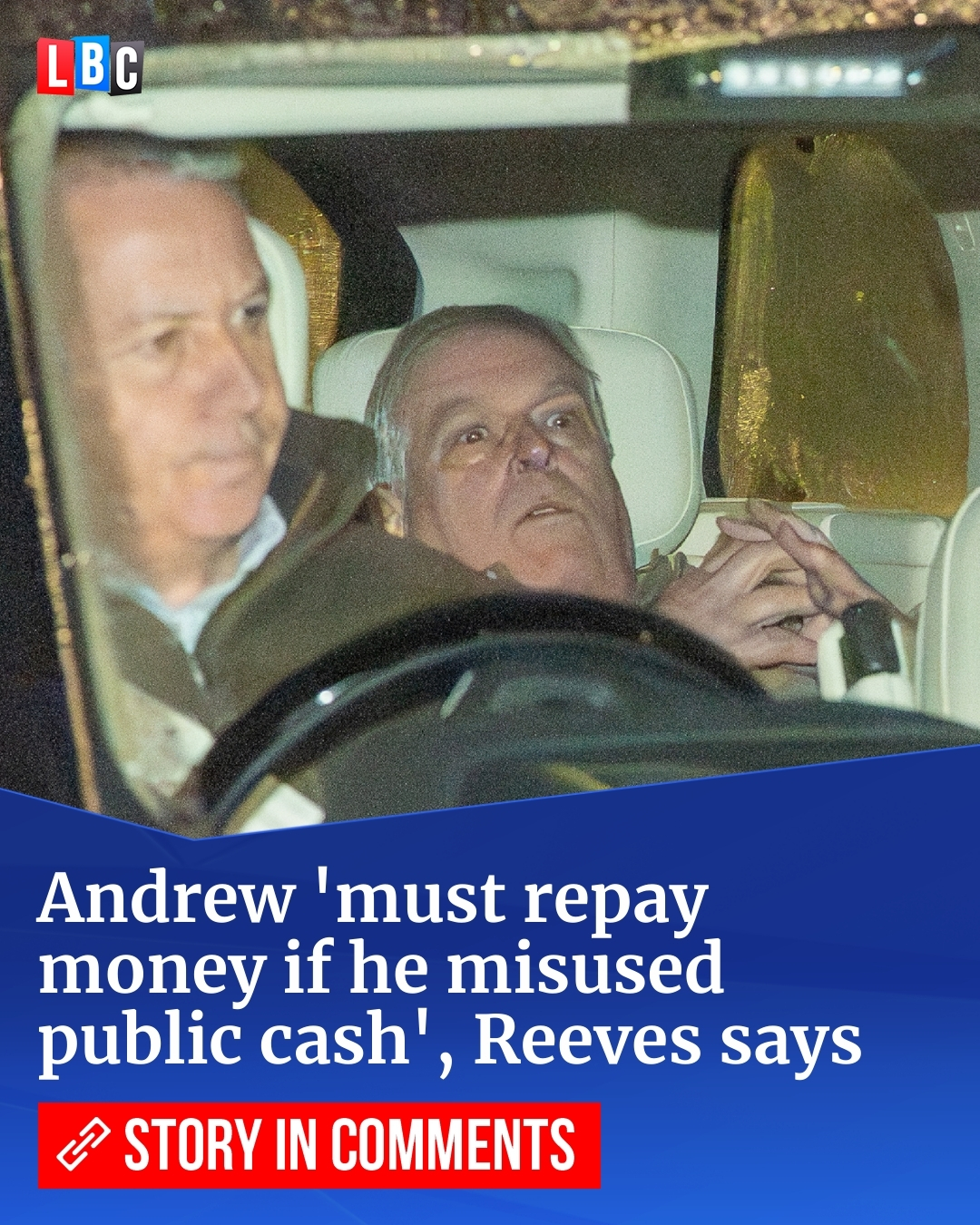 LBC - The Chancellor also said she was glad to not have met the ...