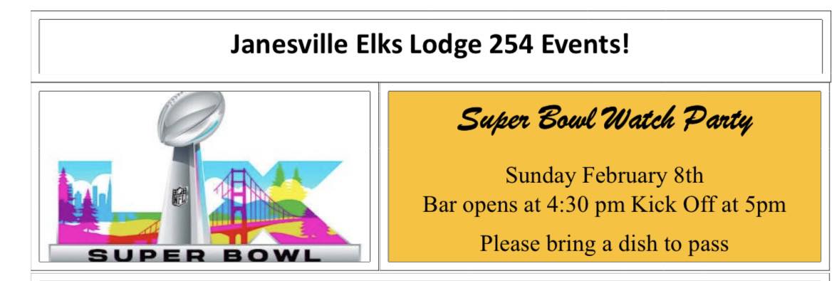 Janesville Elks Lodge #254... - Janesville Elks Lodge #254