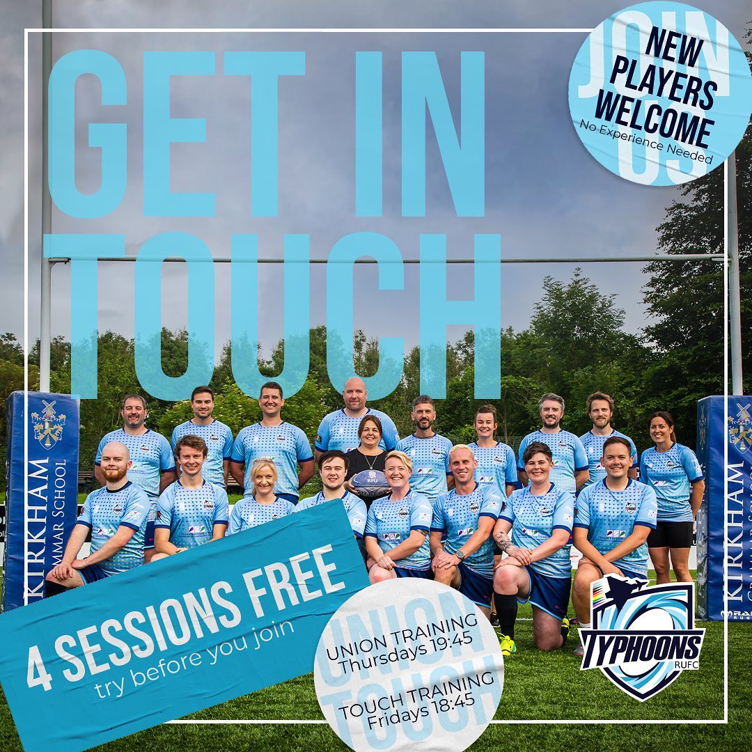 Typhoons RUFC - 🏉 GET IN TOUCH 🏉 We have 4 absolutely...