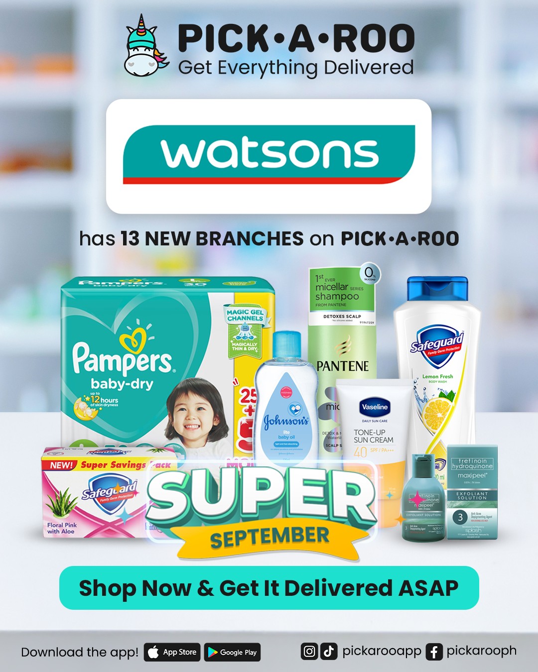 Pick.A.Roo - More branches of Watsons = More SELF CARE 😌 Stocking up on ...