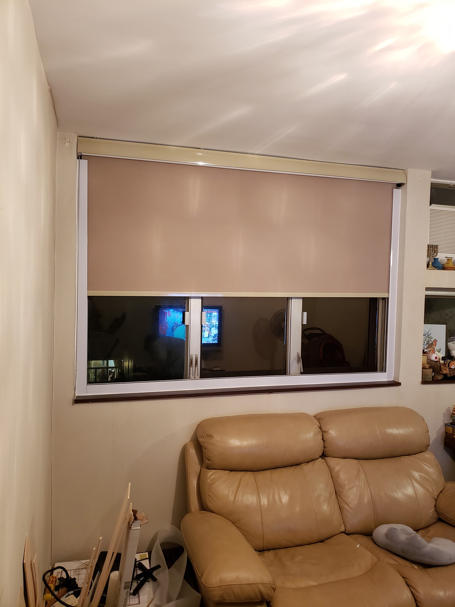 手拉式捲簾加遮光 窗簾curtain Korea 韓式窗簾工作室 韓國進口布 電動窗簾 捲簾 百葉 蜂巢 蚊網 Facebook