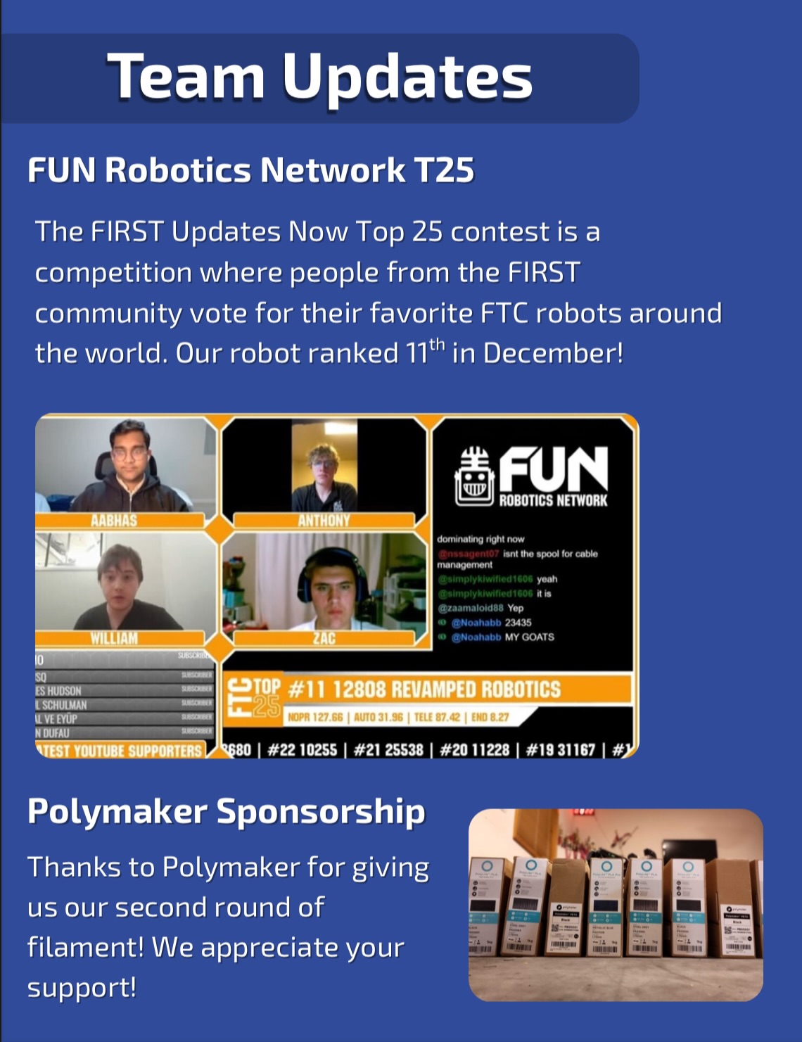 RevAmped Robotics added a new photo. - RevAmped Robotics