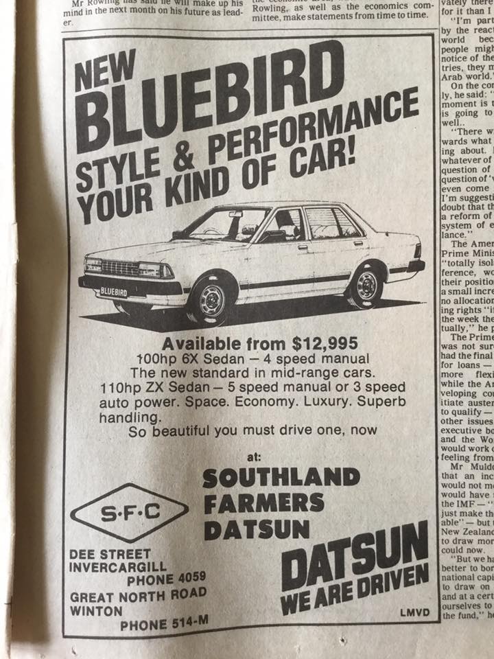 Some car adverts from the 80's